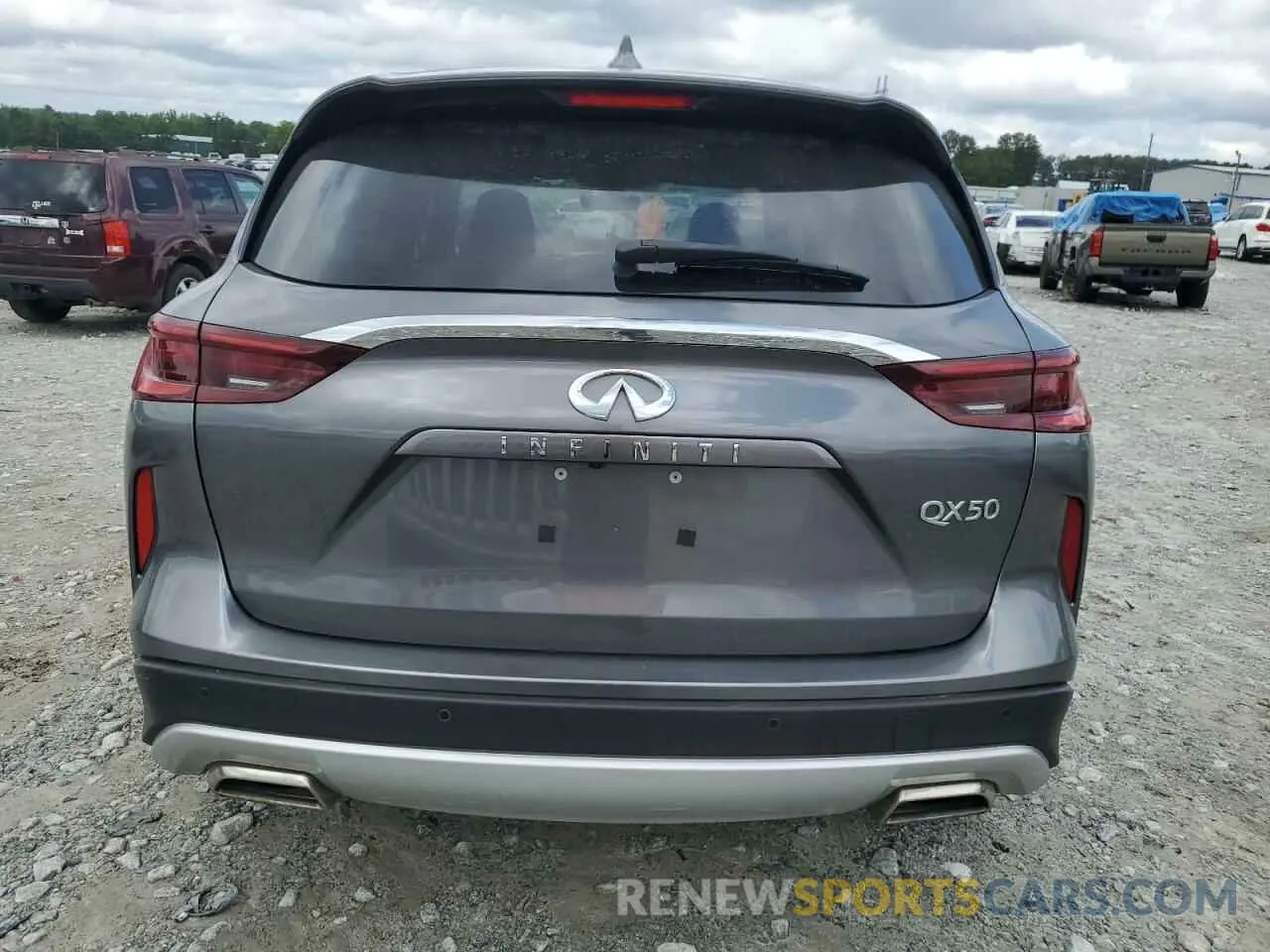 6 fotografías del automóvil dañado 3PCAJ5AA3RF100906 INFINITI QX50 2024