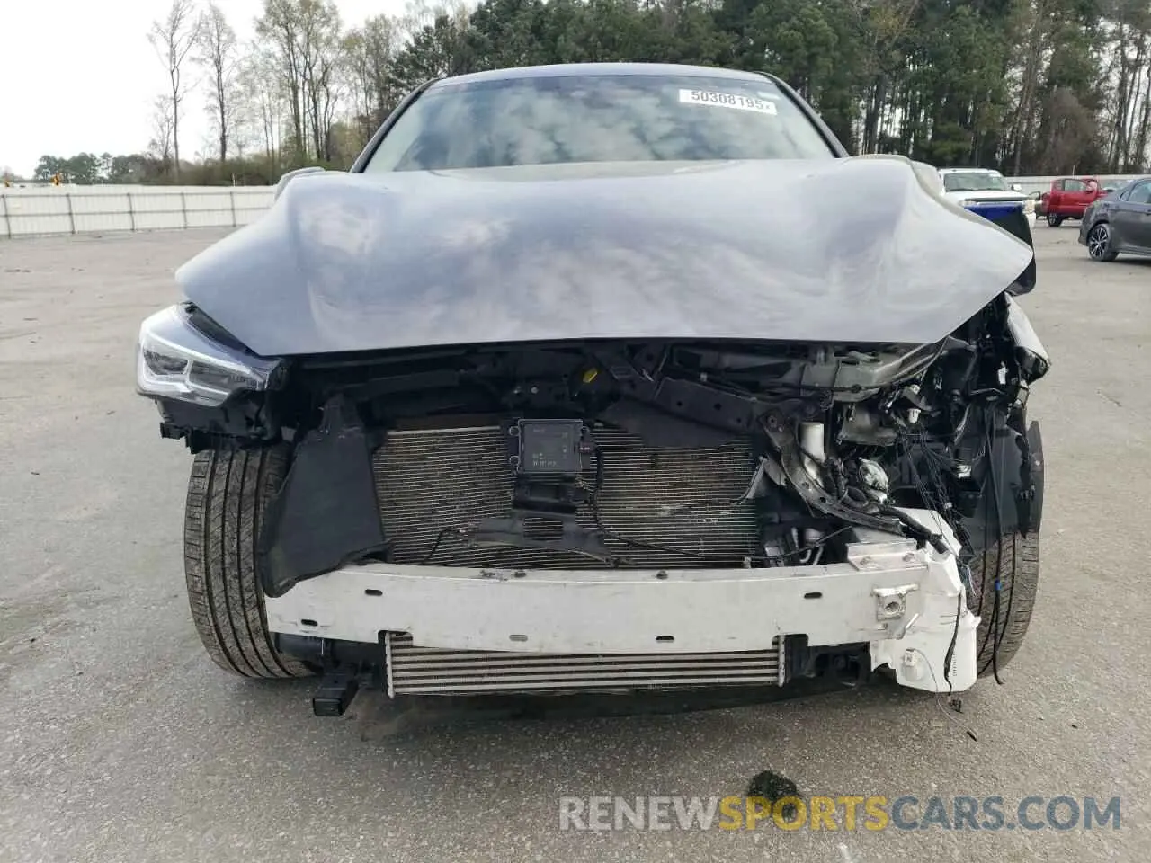 5 fotografías del automóvil dañado 3PCAJ5AA7RF109320 INFINITI QX50 2024