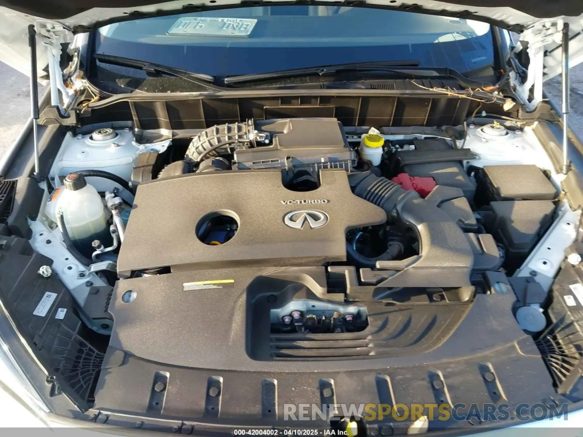 10 fotografías del automóvil dañado 3PCAJ5BA1RF108713 INFINITI QX50 2024