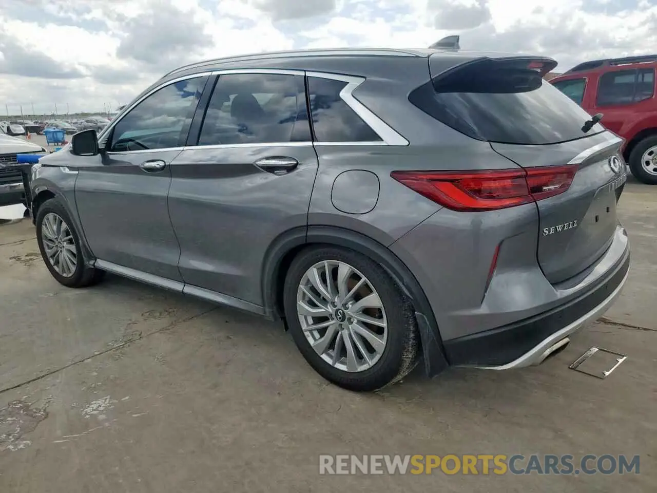 2 fotografías del automóvil dañado 3PCAJ5BA6RF101692 INFINITI QX50 2024