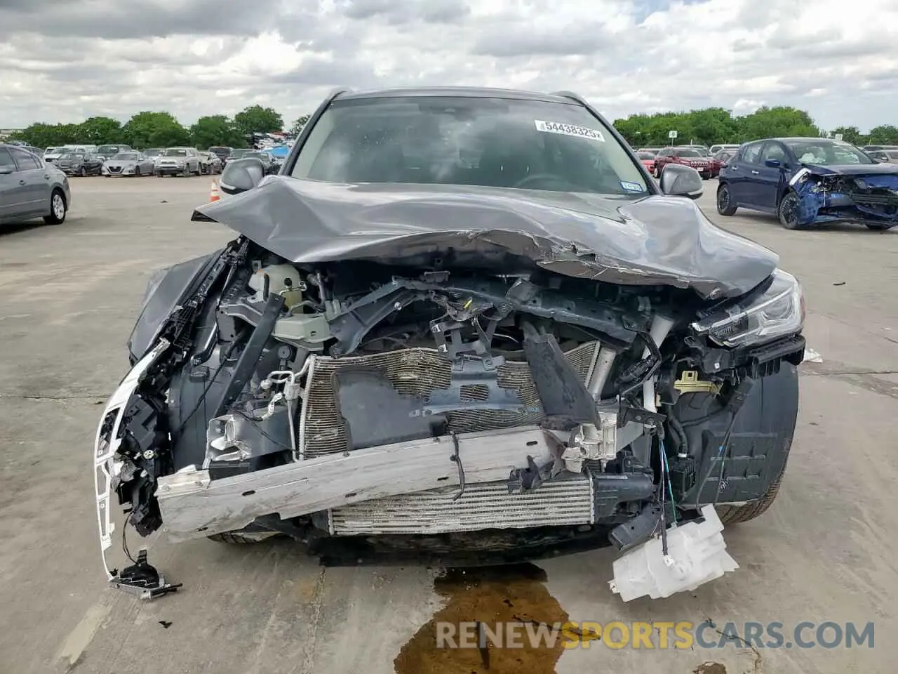 5 fotografías del automóvil dañado 3PCAJ5BA6RF101692 INFINITI QX50 2024