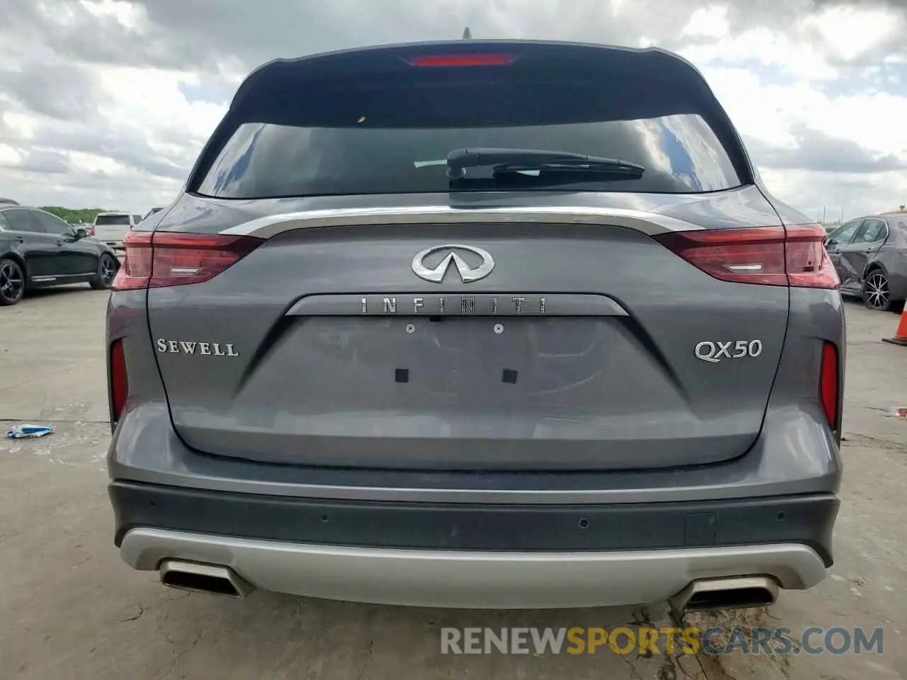 6 fotografías del automóvil dañado 3PCAJ5BA6RF101692 INFINITI QX50 2024