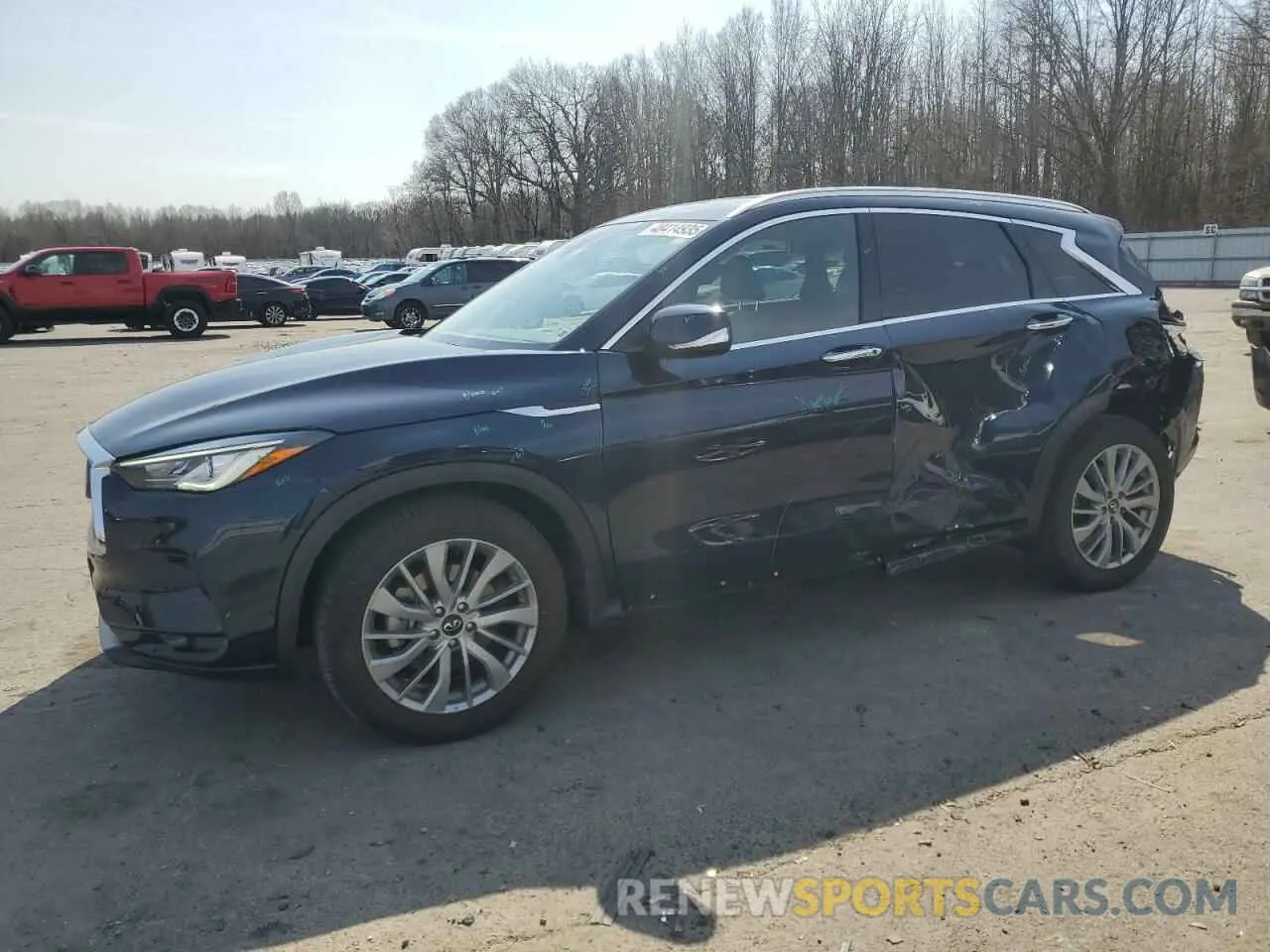 1 fotografías del automóvil dañado 3PCAJ5BB2RF114609 INFINITI QX50 2024