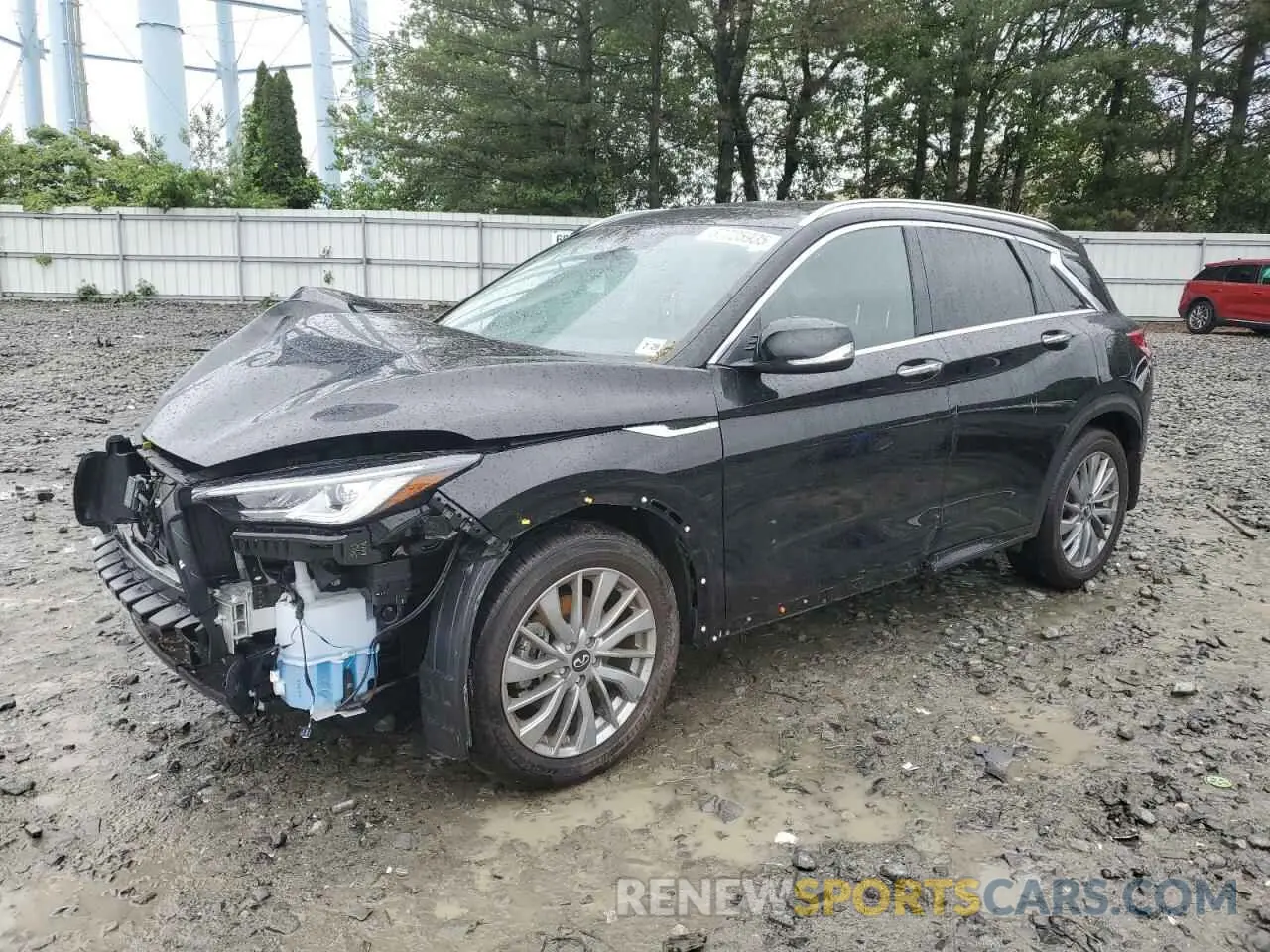 1 fotografías del automóvil dañado 3PCAJ5BB5RF105936 INFINITI QX50 2024