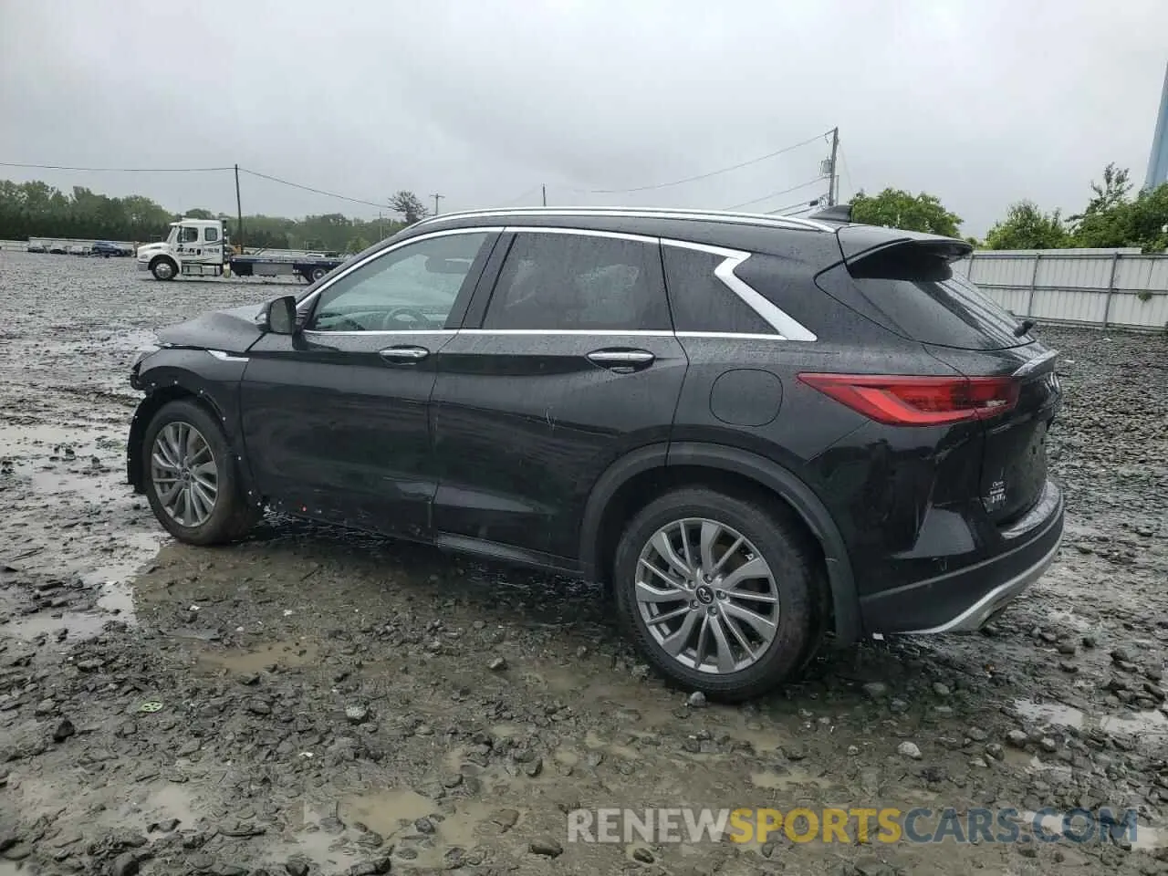 2 fotografías del automóvil dañado 3PCAJ5BB5RF105936 INFINITI QX50 2024