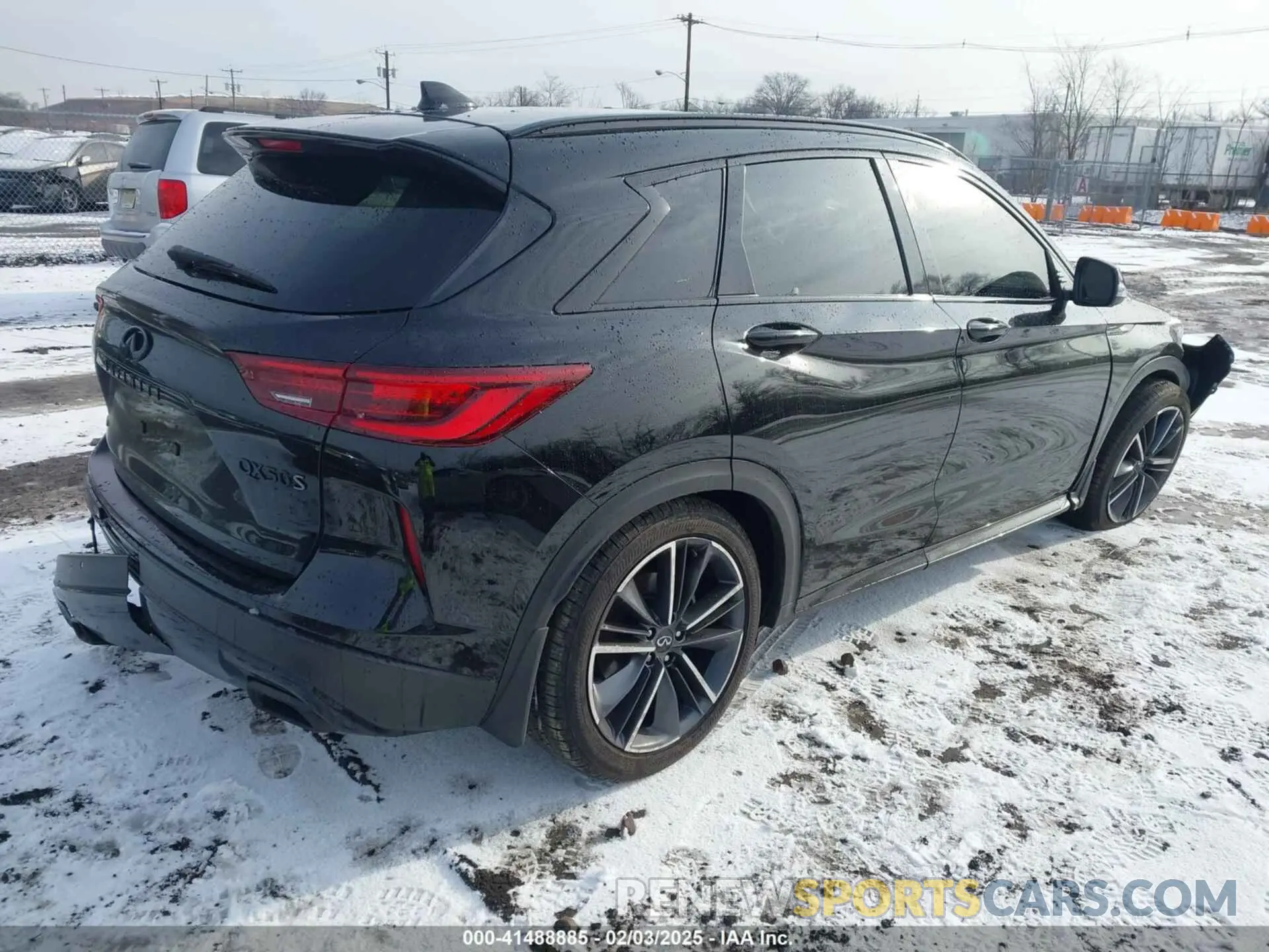 4 fotografías del automóvil dañado 3PCAJ5FB7RF101400 INFINITI QX50 2024