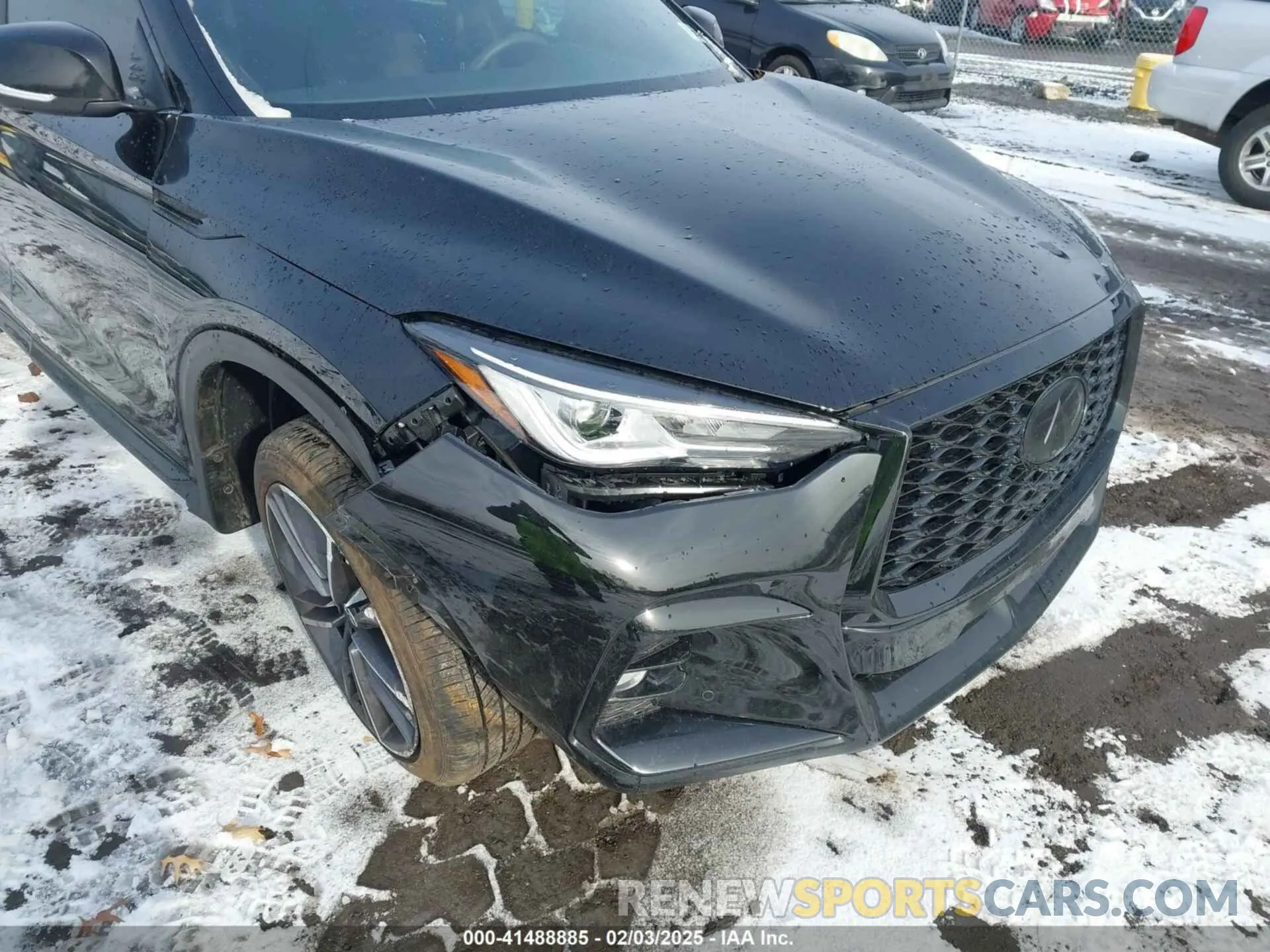 6 fotografías del automóvil dañado 3PCAJ5FB7RF101400 INFINITI QX50 2024
