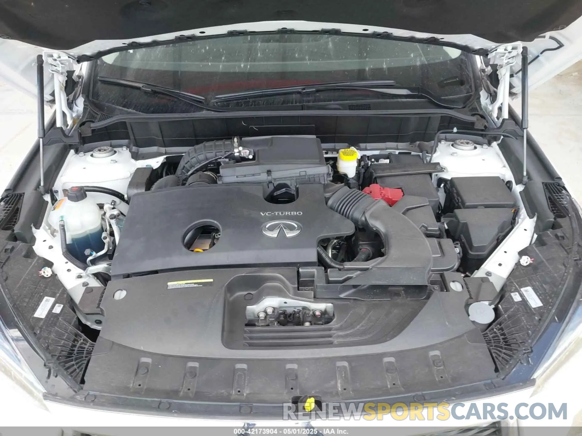10 fotografías del automóvil dañado 3PCAJ5ABXSF101596 INFINITI QX50 2025