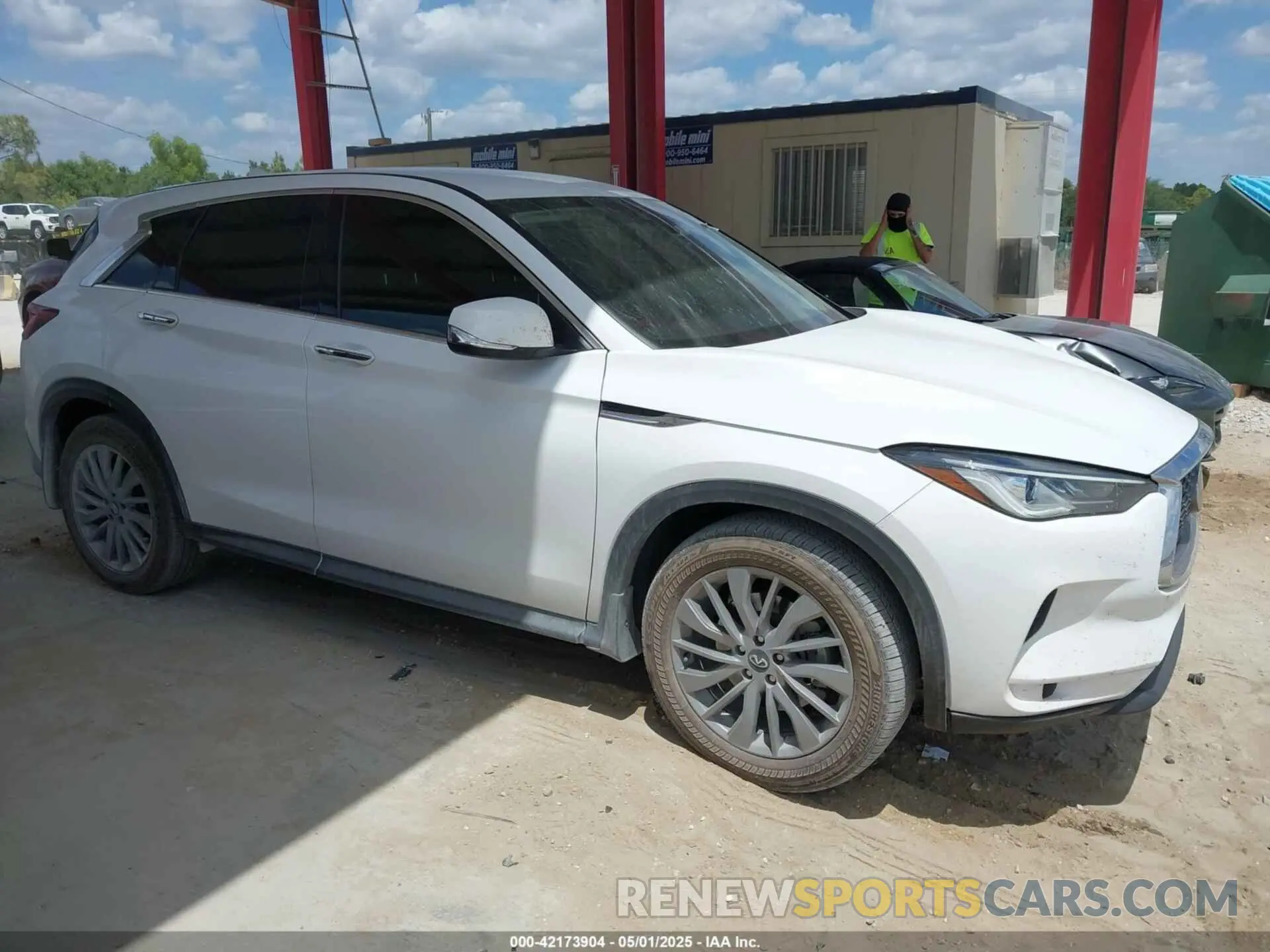 13 fotografías del automóvil dañado 3PCAJ5ABXSF101596 INFINITI QX50 2025