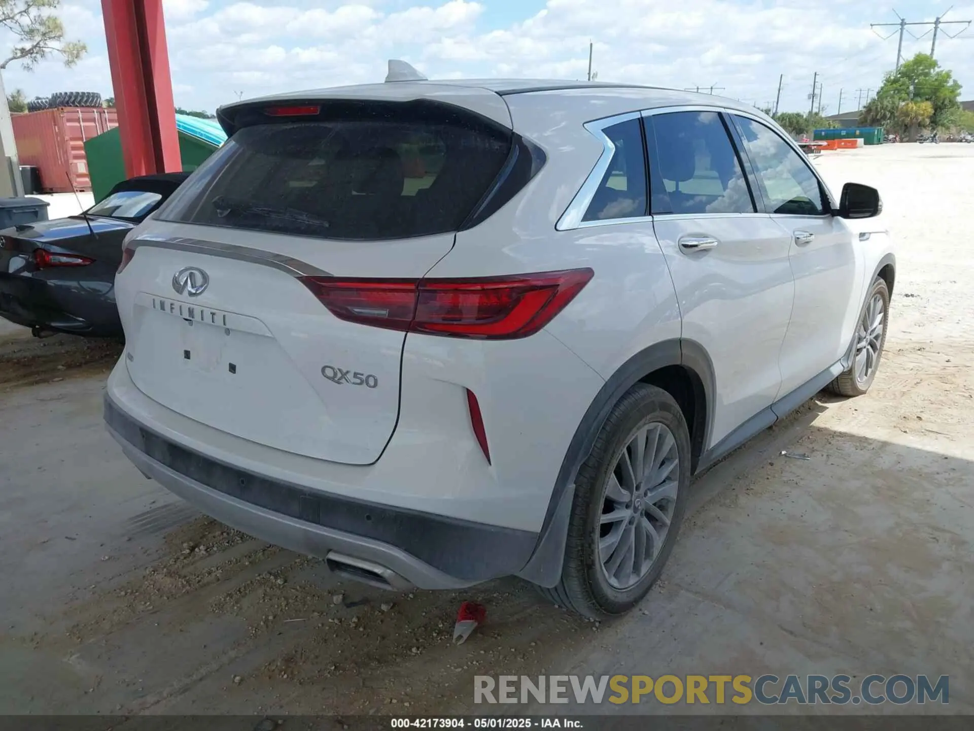 4 fotografías del automóvil dañado 3PCAJ5ABXSF101596 INFINITI QX50 2025