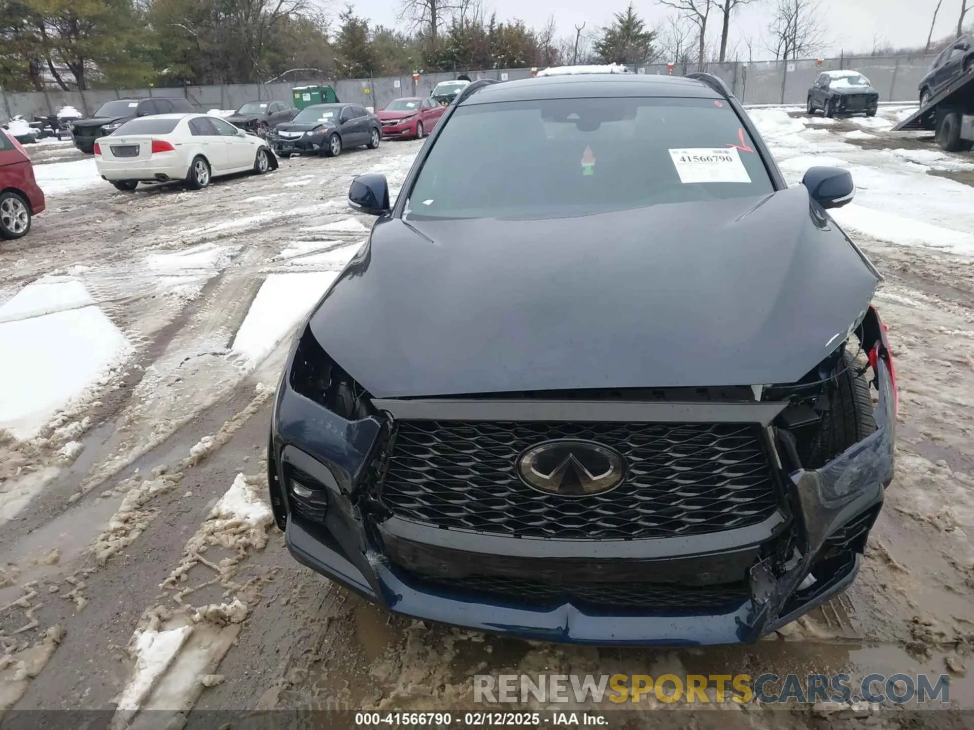 12 fotografías del automóvil dañado 3PCAJ5FB2SF103397 INFINITI QX50 2025