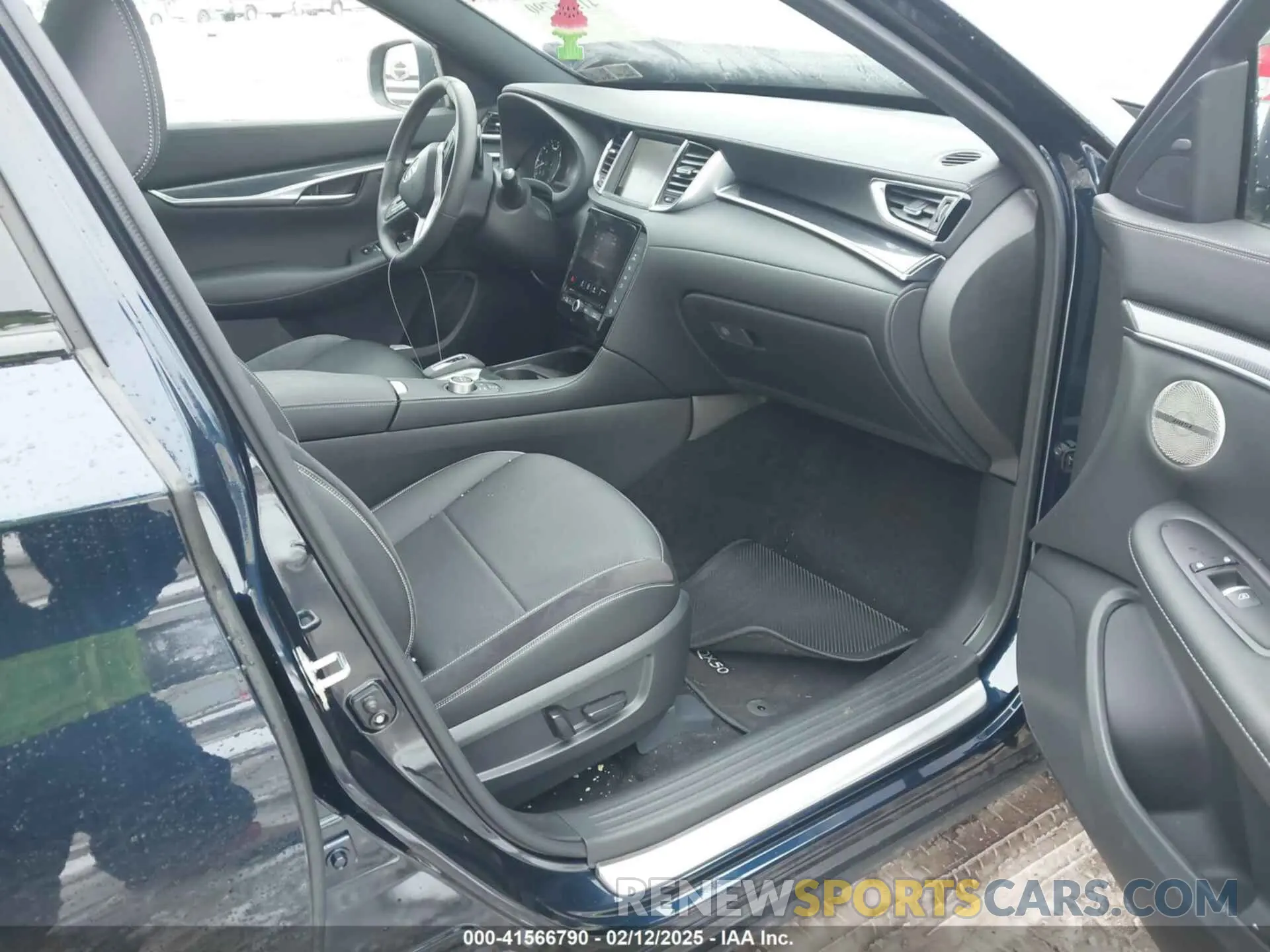 5 fotografías del automóvil dañado 3PCAJ5FB2SF103397 INFINITI QX50 2025
