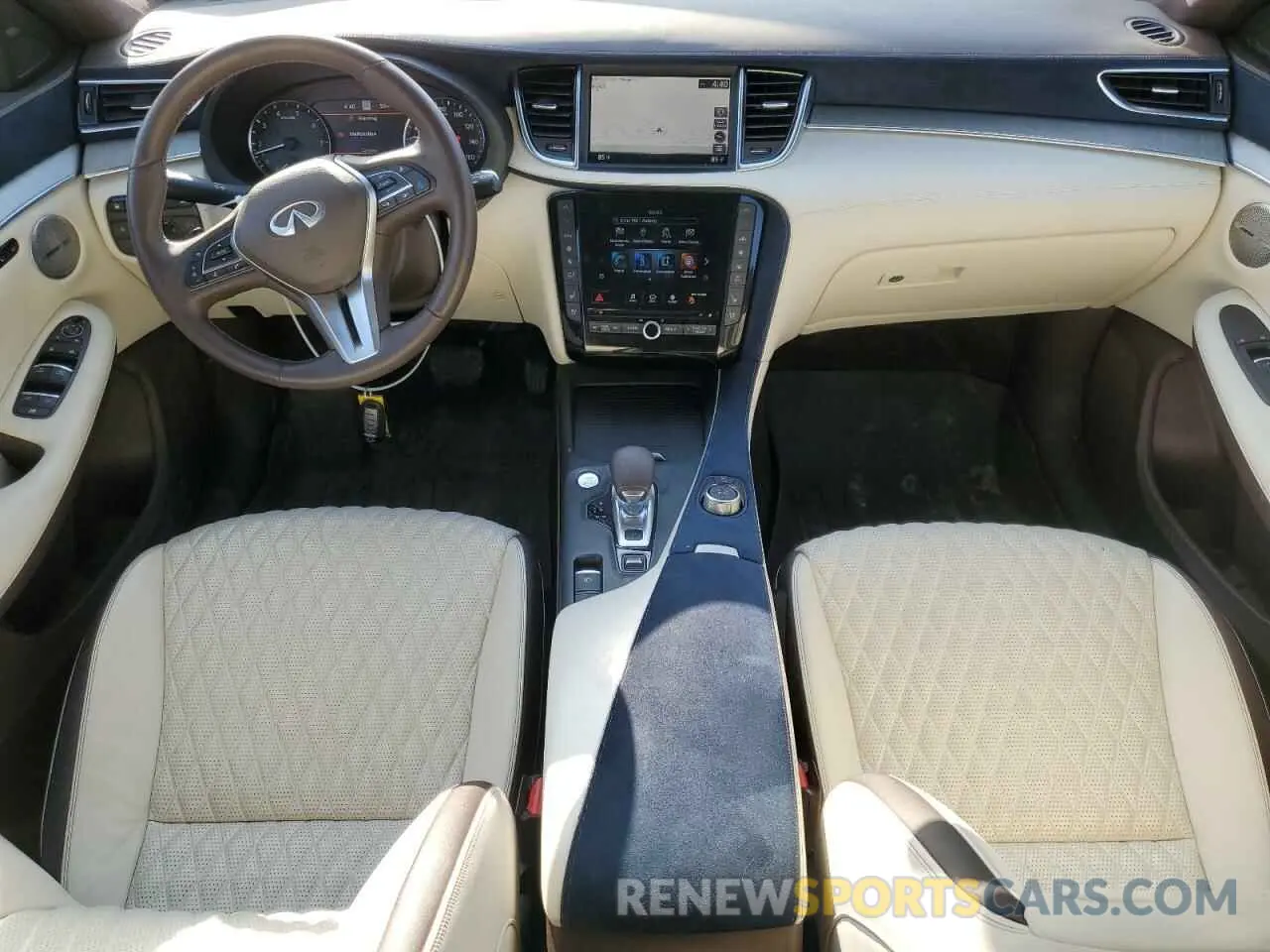 8 fotografías del automóvil dañado 3PCAJ5DB4NF120984 INFINITI QX50 AUTOG 2022