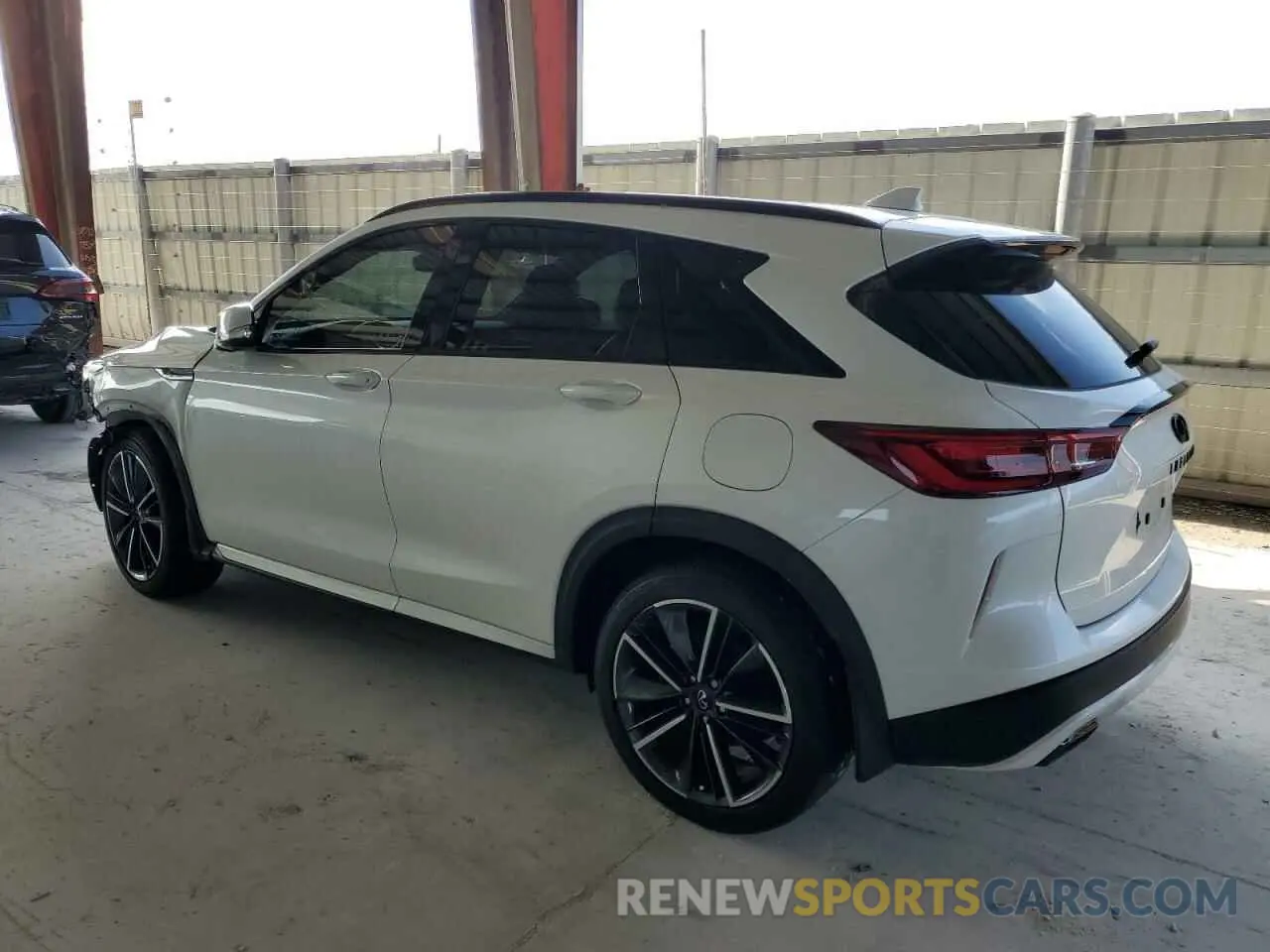 2 fotografías del automóvil dañado 3PCAJ5FAXPF117708 INFINITI QX50 SPORT 2023