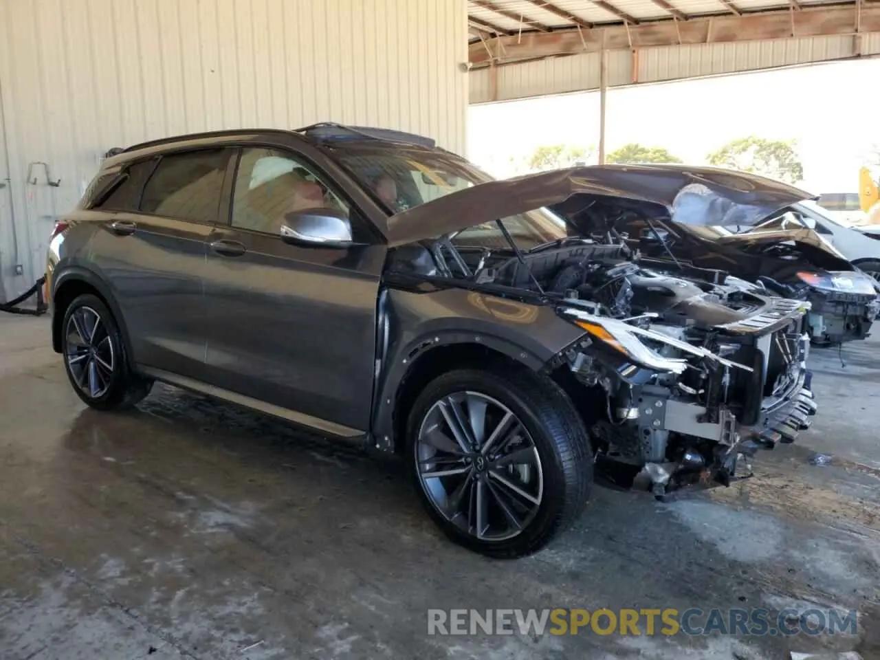 4 fotografías del automóvil dañado 3PCAJ5FA1RF109371 INFINITI QX50 SPORT 2024