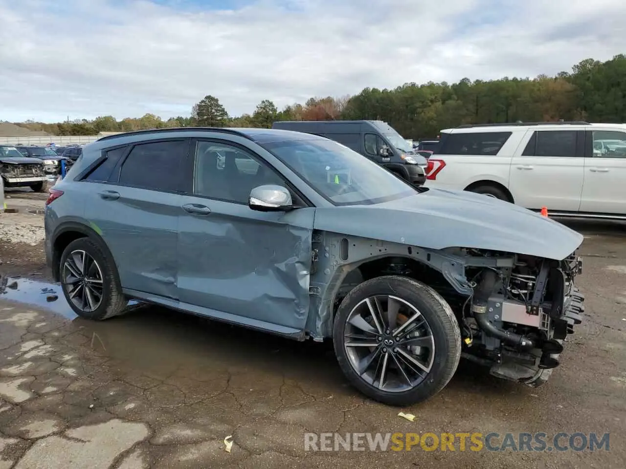 4 fotografías del automóvil dañado 3PCAJ5FA2RF107869 INFINITI QX50 SPORT 2024