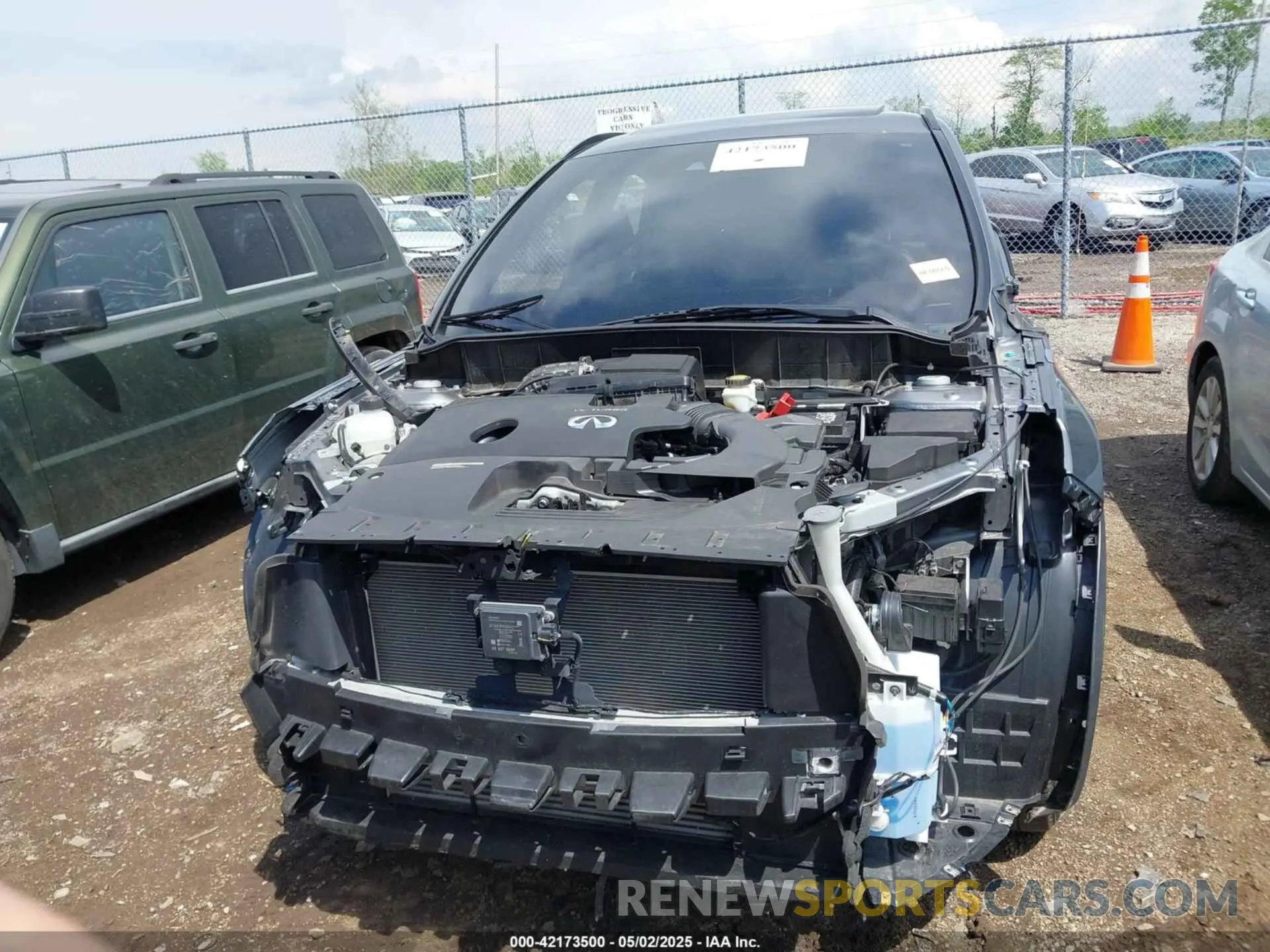 12 fotografías del automóvil dañado 3PCAJ5J30NF103144 INFINITI QX55 2022