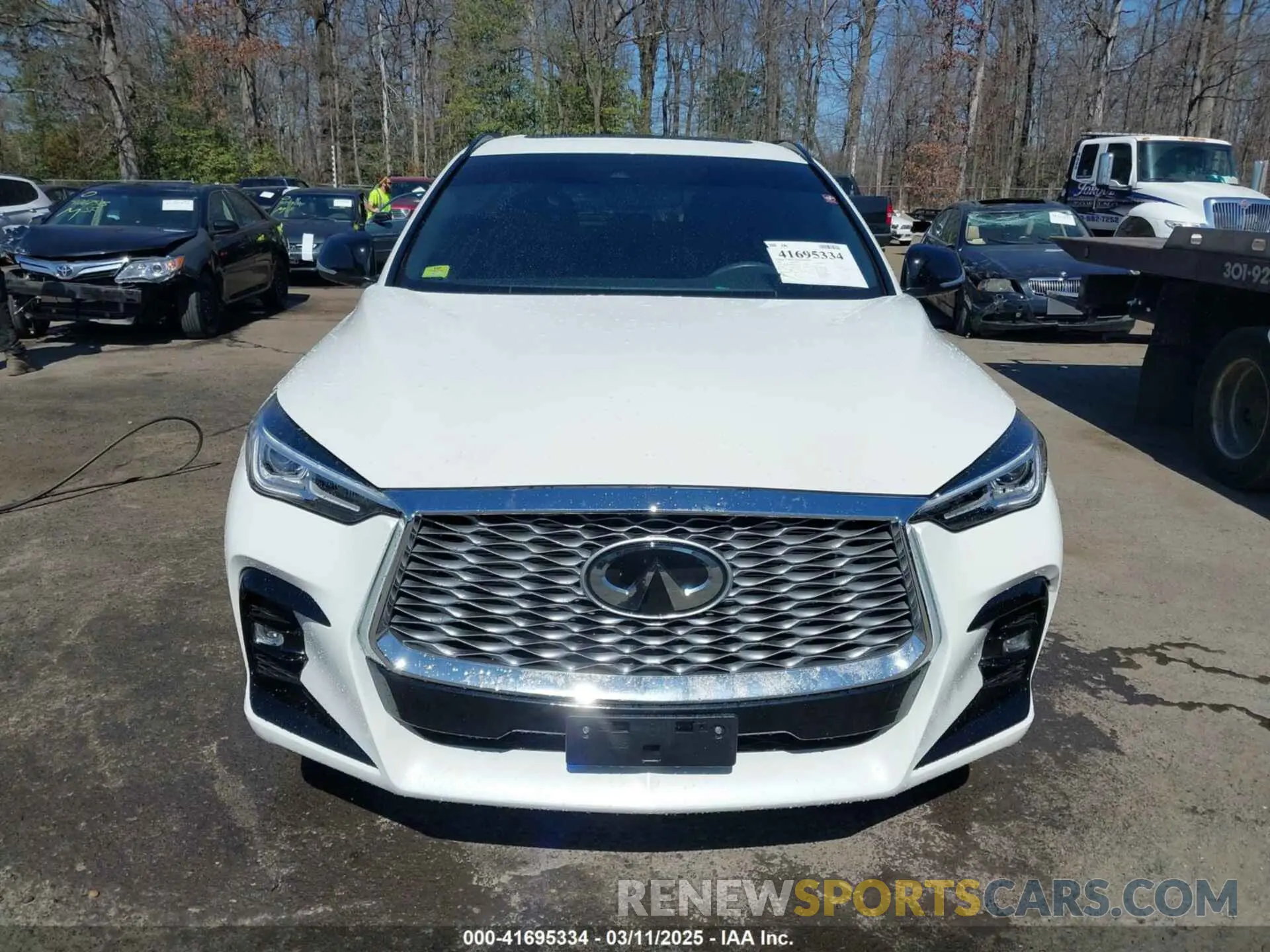 12 fotografías del automóvil dañado 3PCAJ5J36NF101138 INFINITI QX55 2022