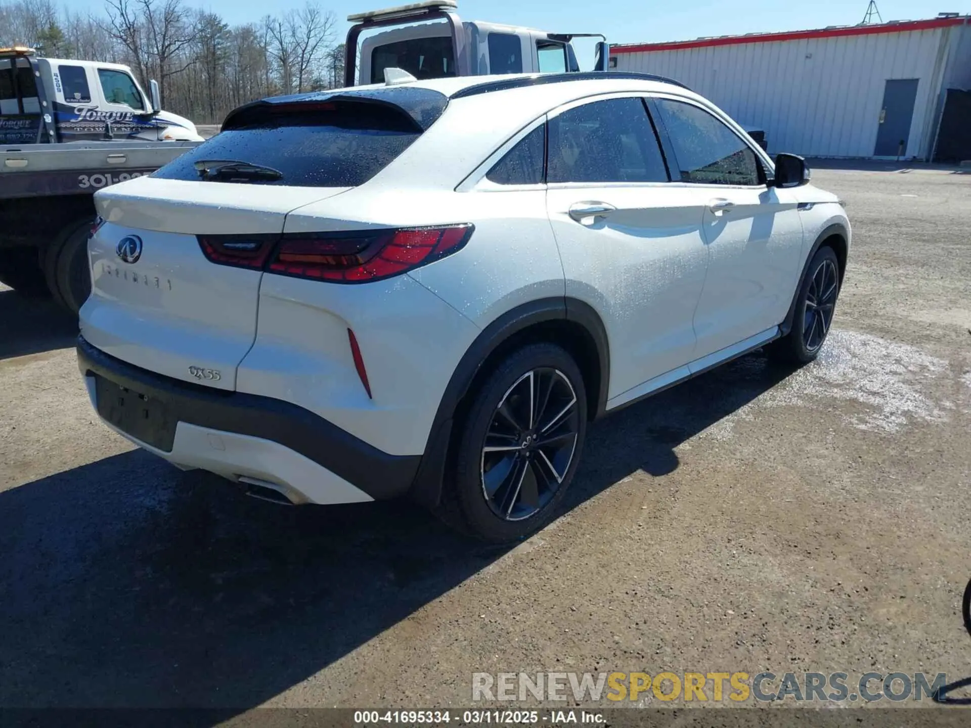 4 fotografías del automóvil dañado 3PCAJ5J36NF101138 INFINITI QX55 2022