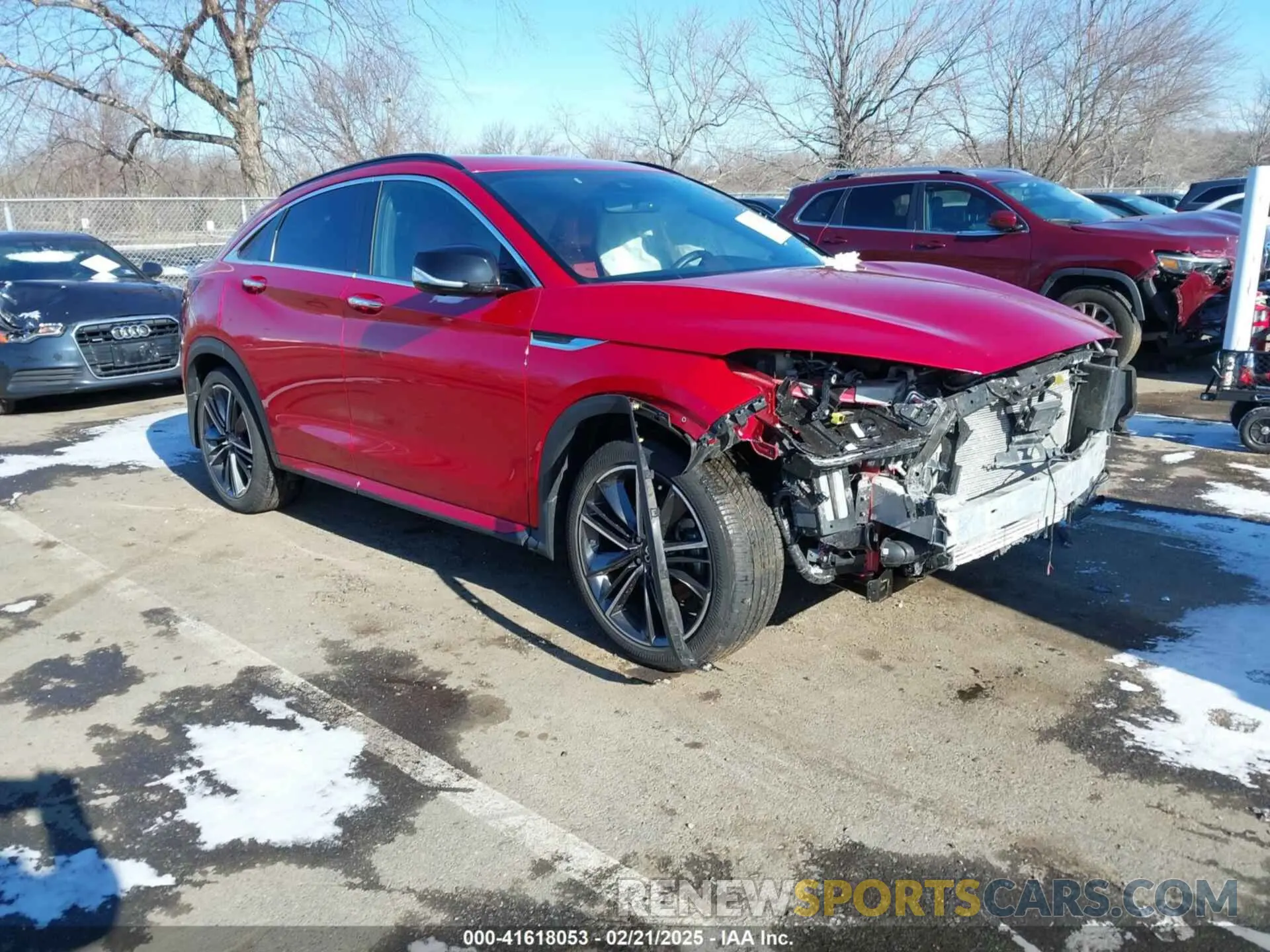1 fotografías del automóvil dañado 3PCAJ5L33NF100025 INFINITI QX55 2022