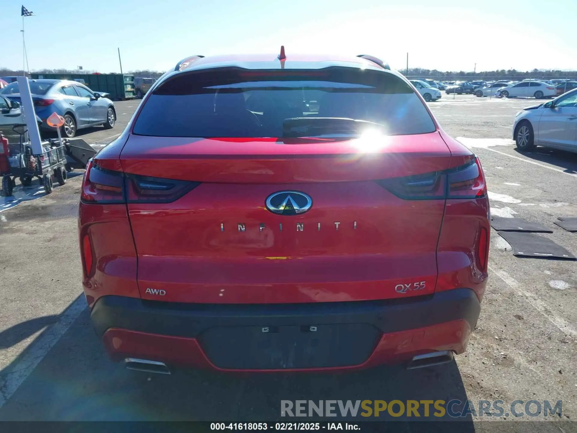 17 fotografías del automóvil dañado 3PCAJ5L33NF100025 INFINITI QX55 2022
