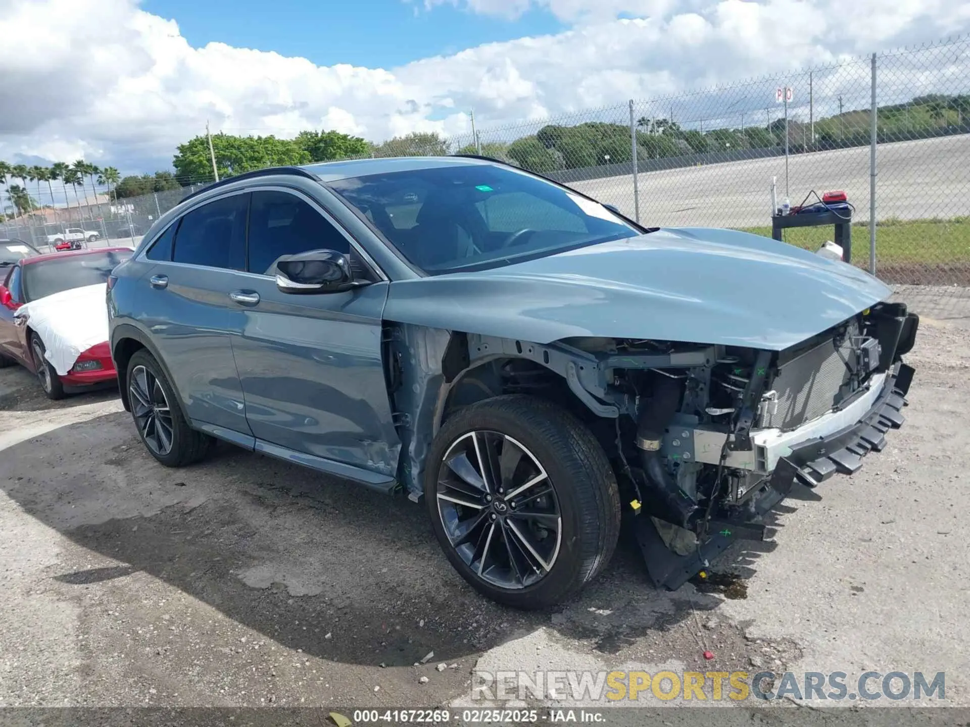 1 fotografías del automóvil dañado 3PCAJ5JRXPF117396 INFINITI QX55 2023