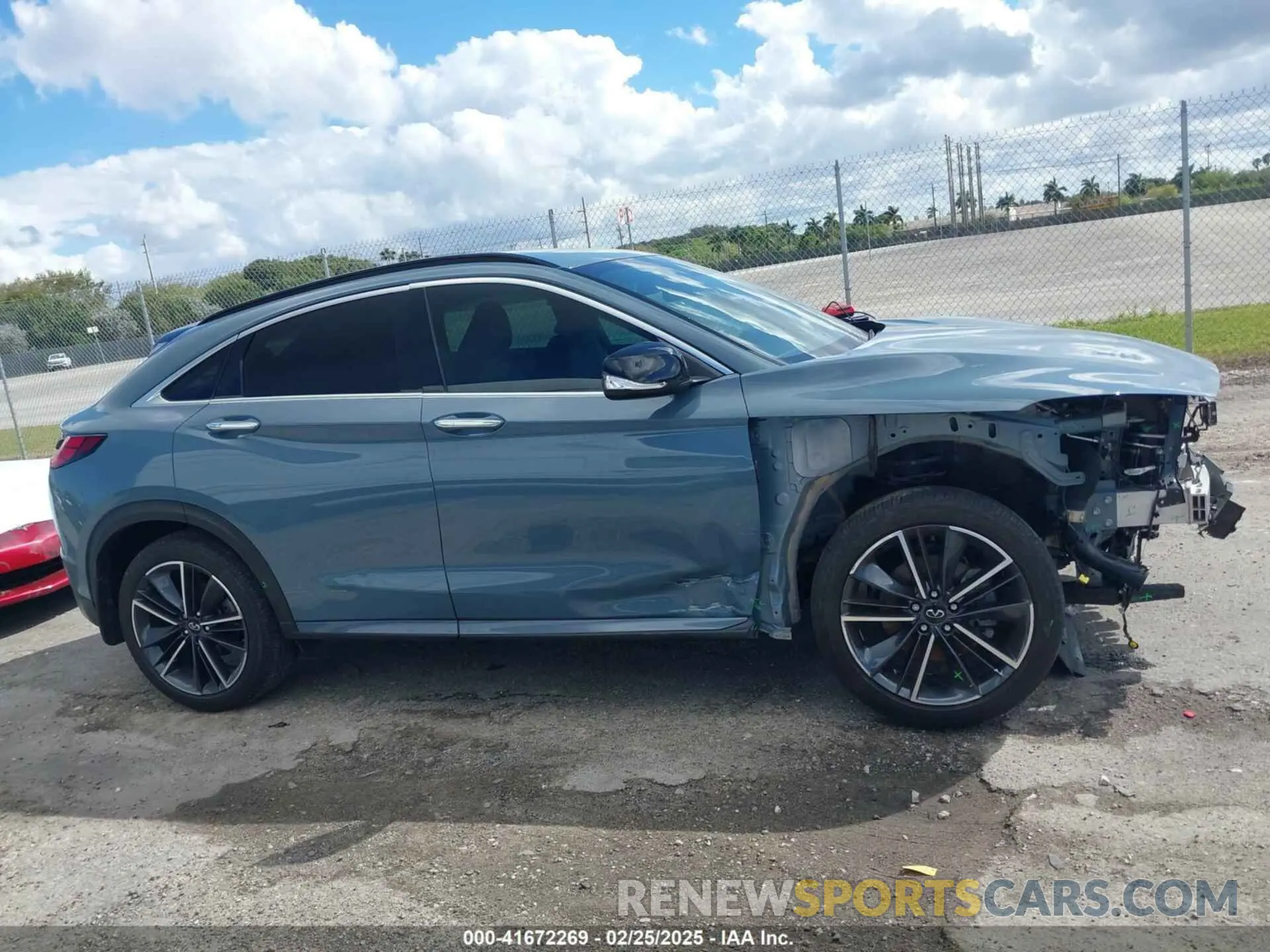 14 fotografías del automóvil dañado 3PCAJ5JRXPF117396 INFINITI QX55 2023