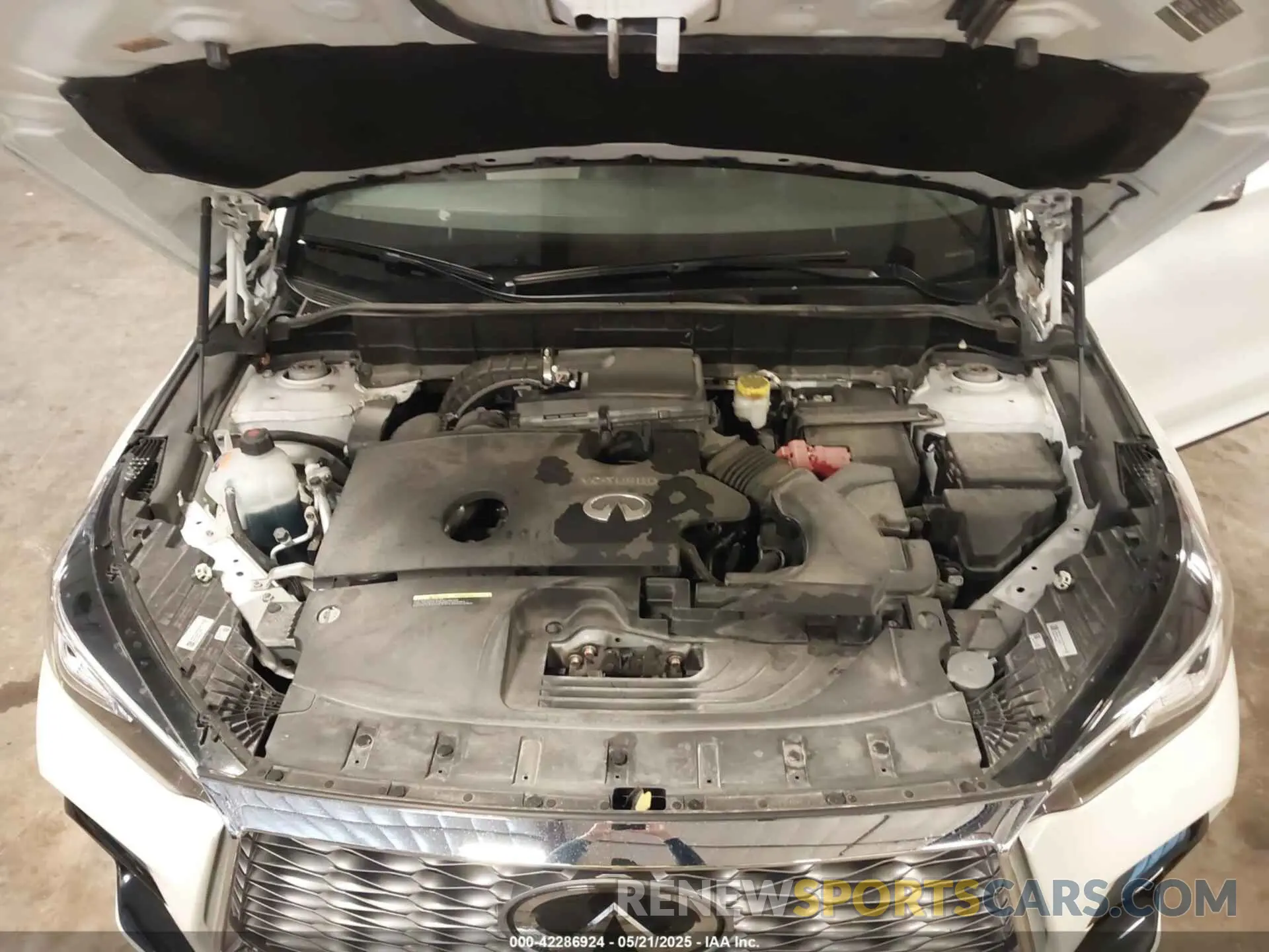 10 fotografías del automóvil dañado 3PCAJ5KR3PF121093 INFINITI QX55 2023