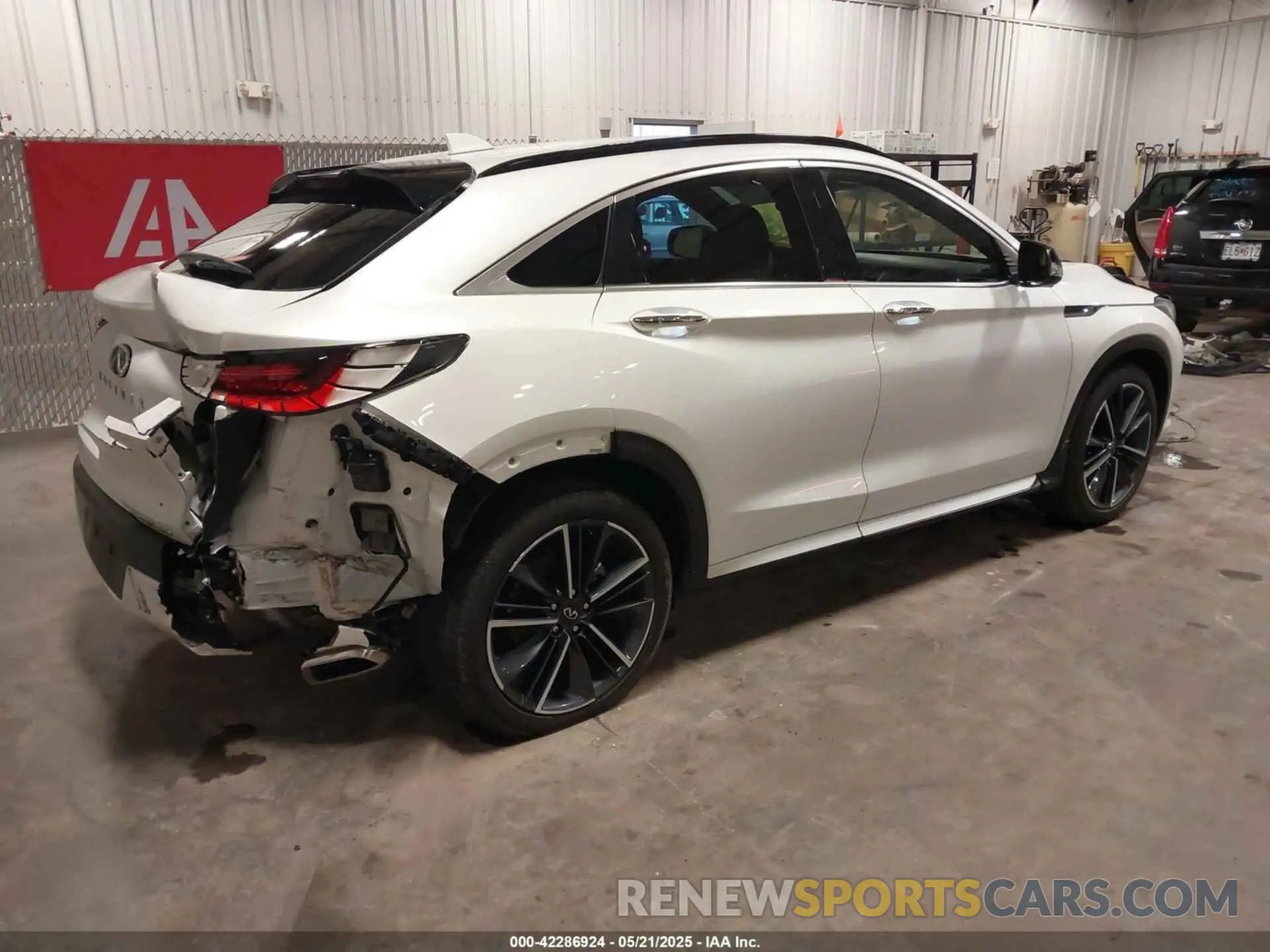 4 fotografías del automóvil dañado 3PCAJ5KR3PF121093 INFINITI QX55 2023