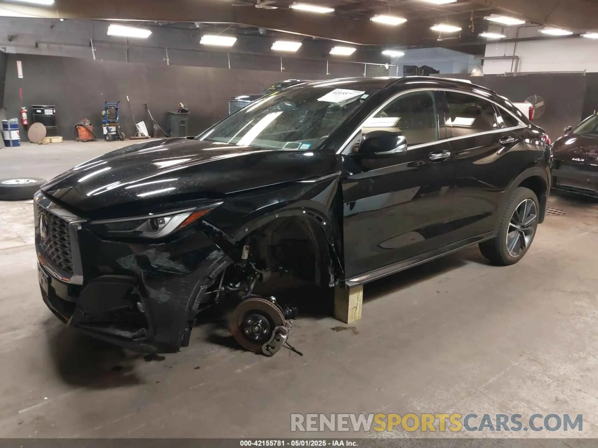 2 fotografías del automóvil dañado 3PCAJ5JRXRF105669 INFINITI QX55 2024