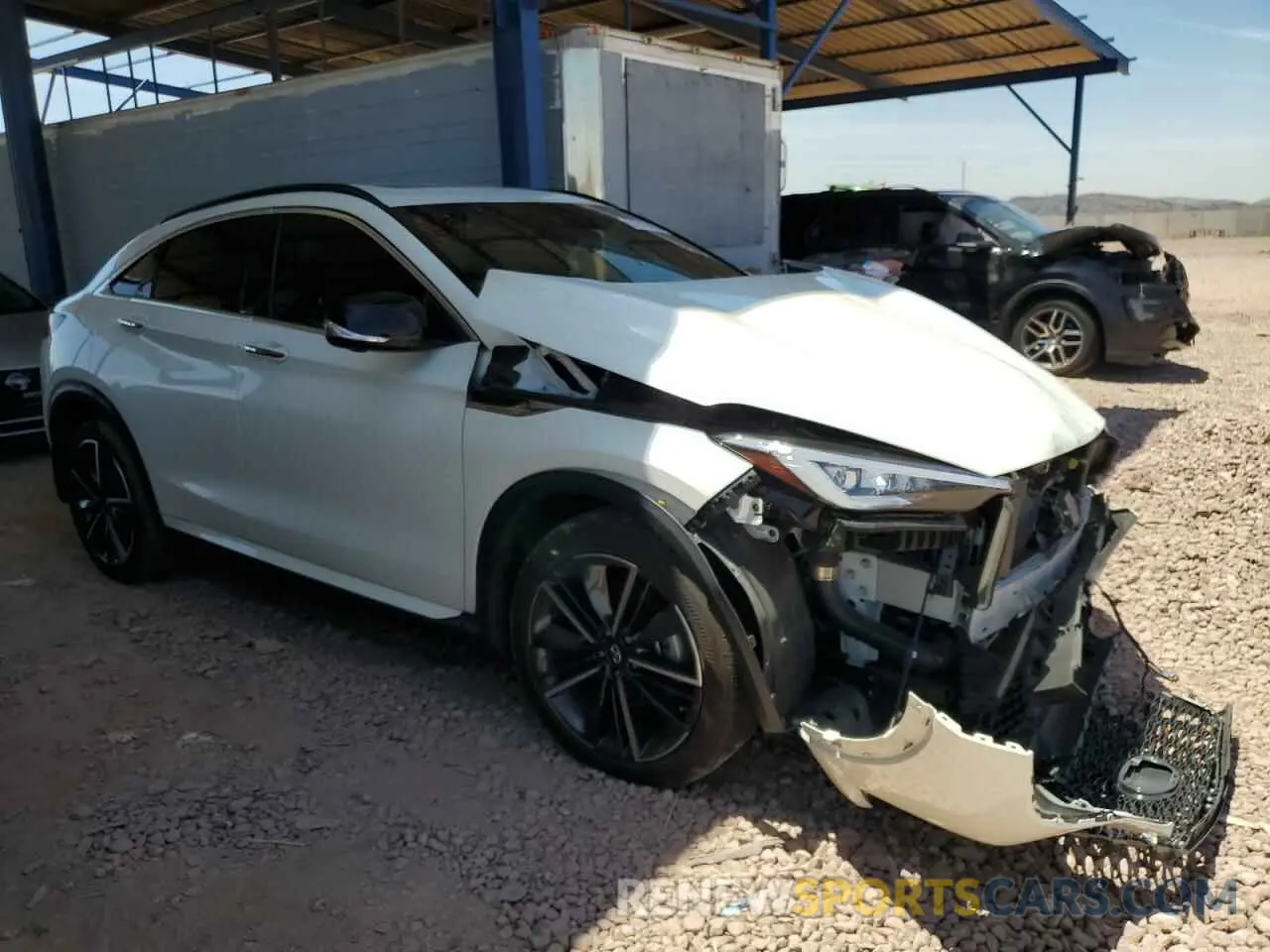 4 fotografías del automóvil dañado 3PCAJ5KR2PF101501 INFINITI QX55 ESSEN 2023