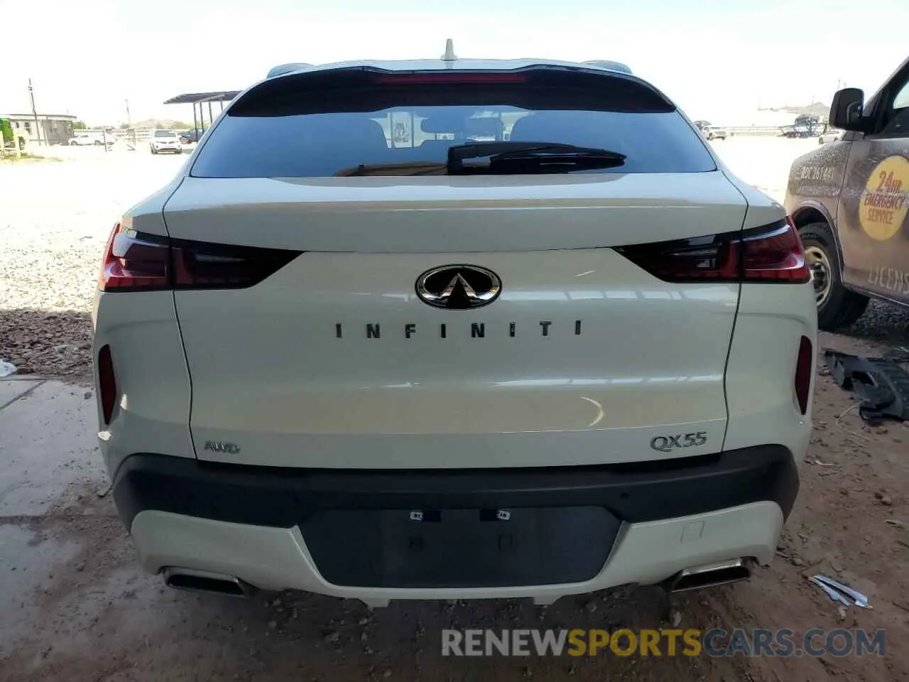 6 fotografías del automóvil dañado 3PCAJ5KR2PF101501 INFINITI QX55 ESSEN 2023