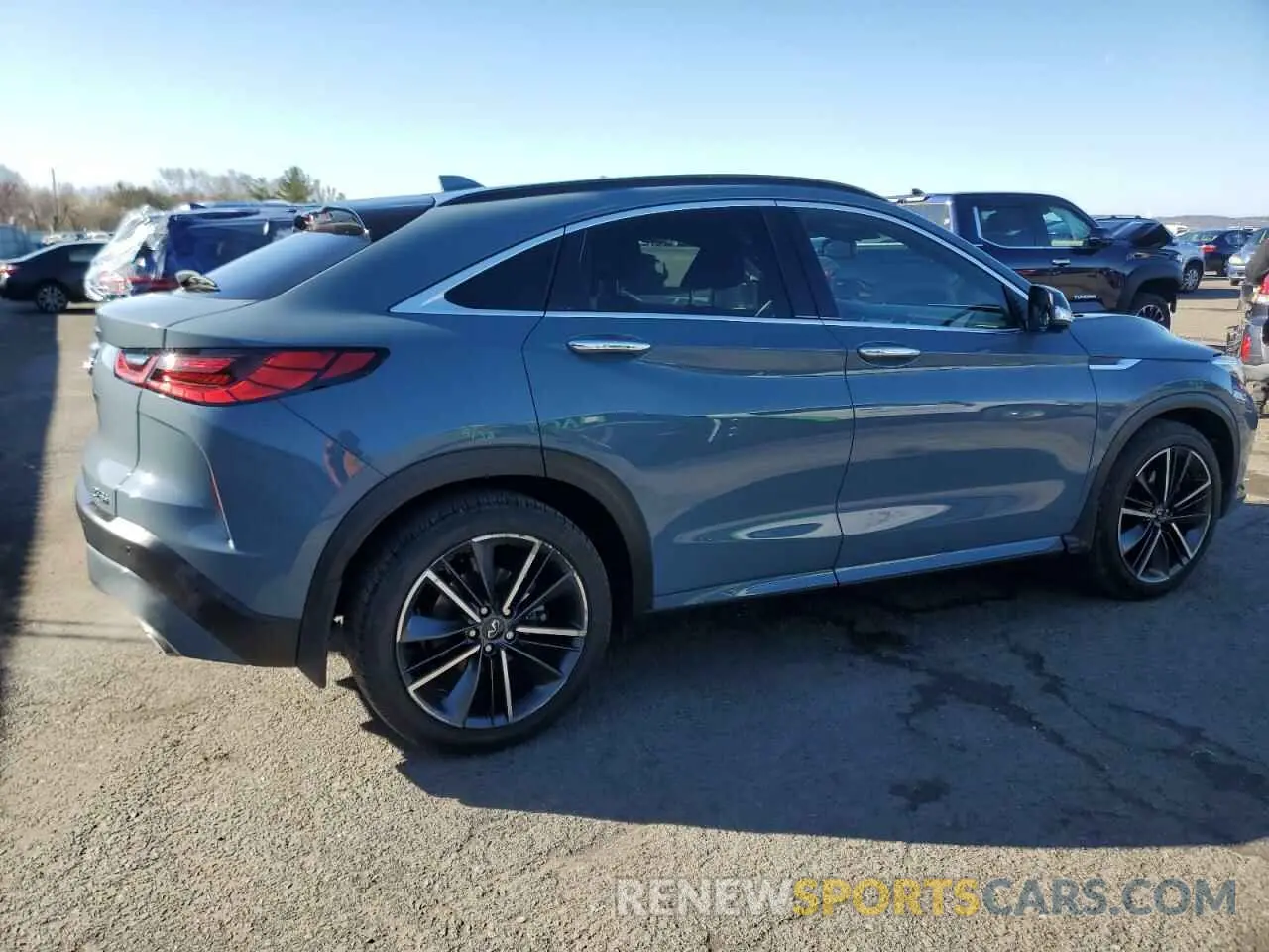 3 fotografías del automóvil dañado 3PCAJ5KR2PF123868 INFINITI QX55 ESSEN 2023