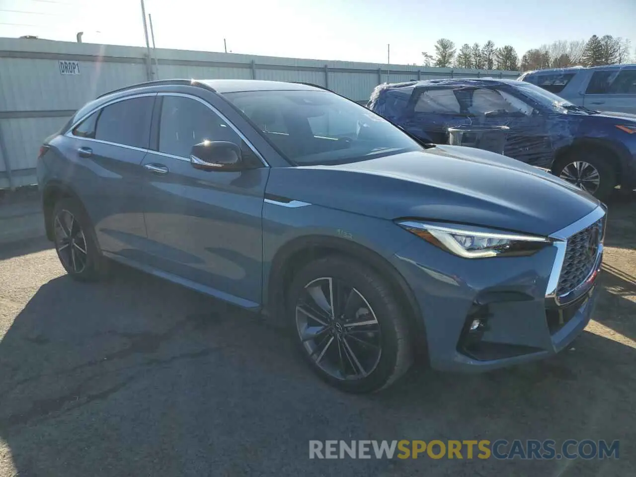 4 fotografías del automóvil dañado 3PCAJ5KR2PF123868 INFINITI QX55 ESSEN 2023