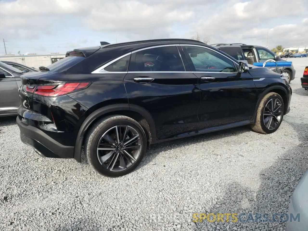 3 fotografías del automóvil dañado 3PCAJ5KRXRF108182 INFINITI QX55 ESSEN 2024