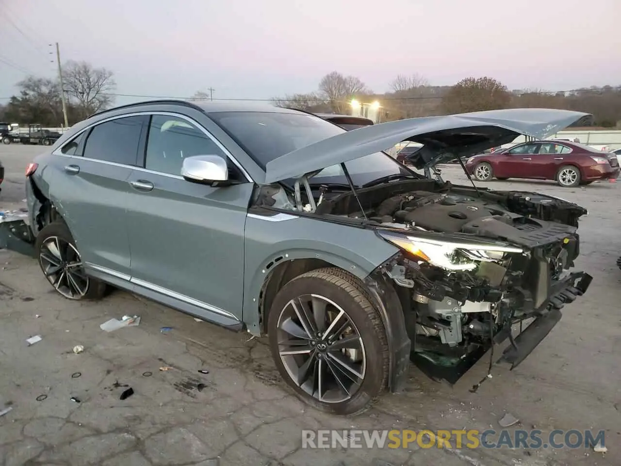 4 fotografías del automóvil dañado 3PCAJ5JR4RF104646 INFINITI QX55 LUXE 2024