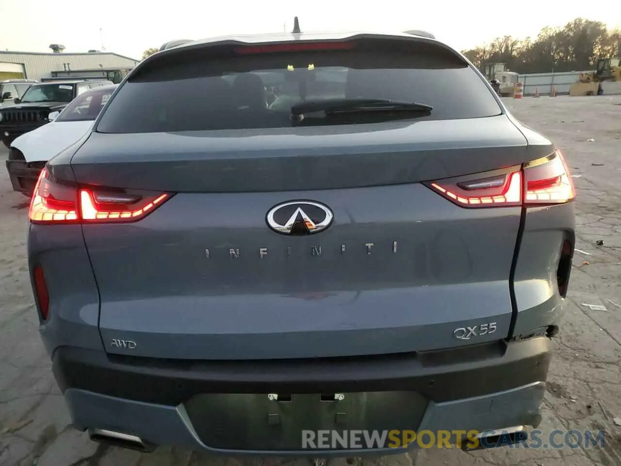 6 fotografías del automóvil dañado 3PCAJ5JR4RF104646 INFINITI QX55 LUXE 2024