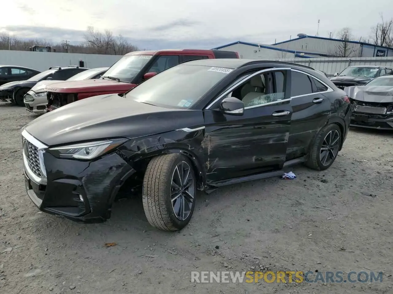 1 fotografías del automóvil dañado 3PCAJ5JR5RF110911 INFINITI QX55 LUXE 2024