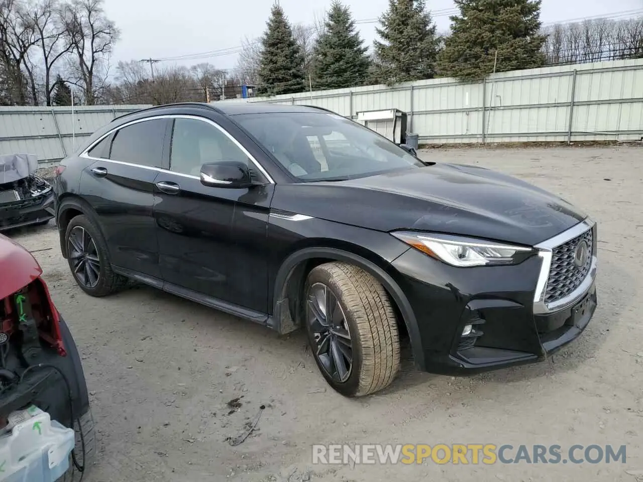 4 fotografías del automóvil dañado 3PCAJ5JR5RF110911 INFINITI QX55 LUXE 2024