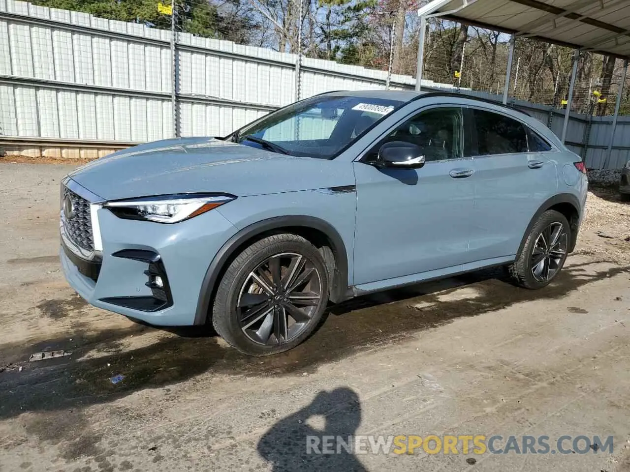 1 fotografías del automóvil dañado 3PCAJ5L31NF105594 INFINITI QX55 SENSO 2022