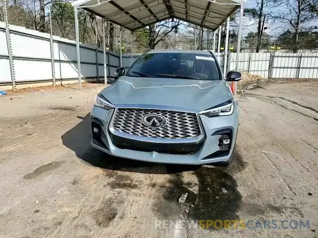 14 fotografías del automóvil dañado 3PCAJ5L31NF105594 INFINITI QX55 SENSO 2022