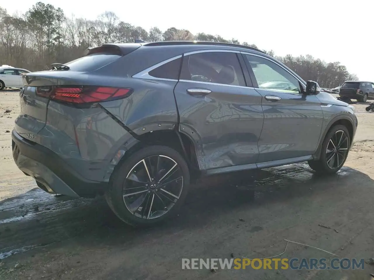 3 fotografías del automóvil dañado 3PCAJ5L31NF105594 INFINITI QX55 SENSO 2022