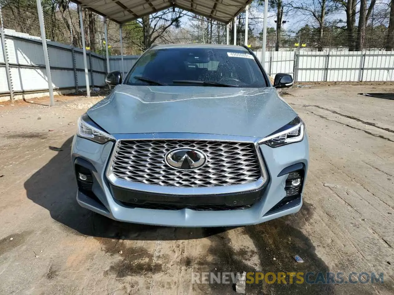 5 fotografías del automóvil dañado 3PCAJ5L31NF105594 INFINITI QX55 SENSO 2022
