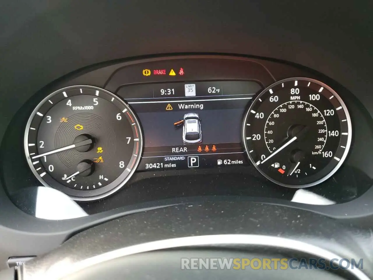9 fotografías del automóvil dañado 3PCAJ5L31NF105594 INFINITI QX55 SENSO 2022