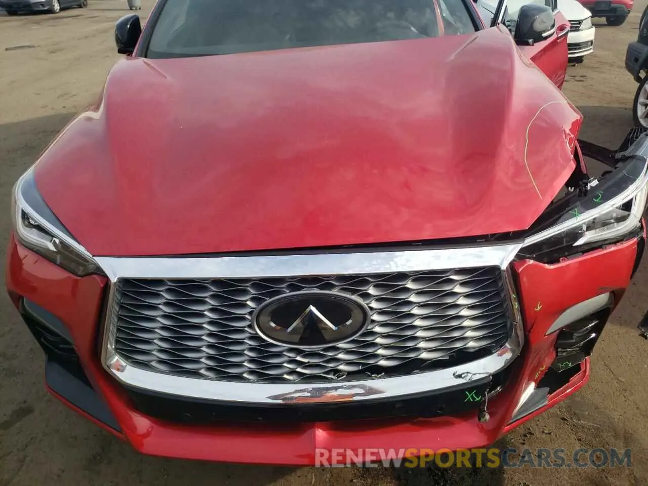 12 fotografías del automóvil dañado 3PCAJ5LR0PF114889 INFINITI QX55 SENSO 2023