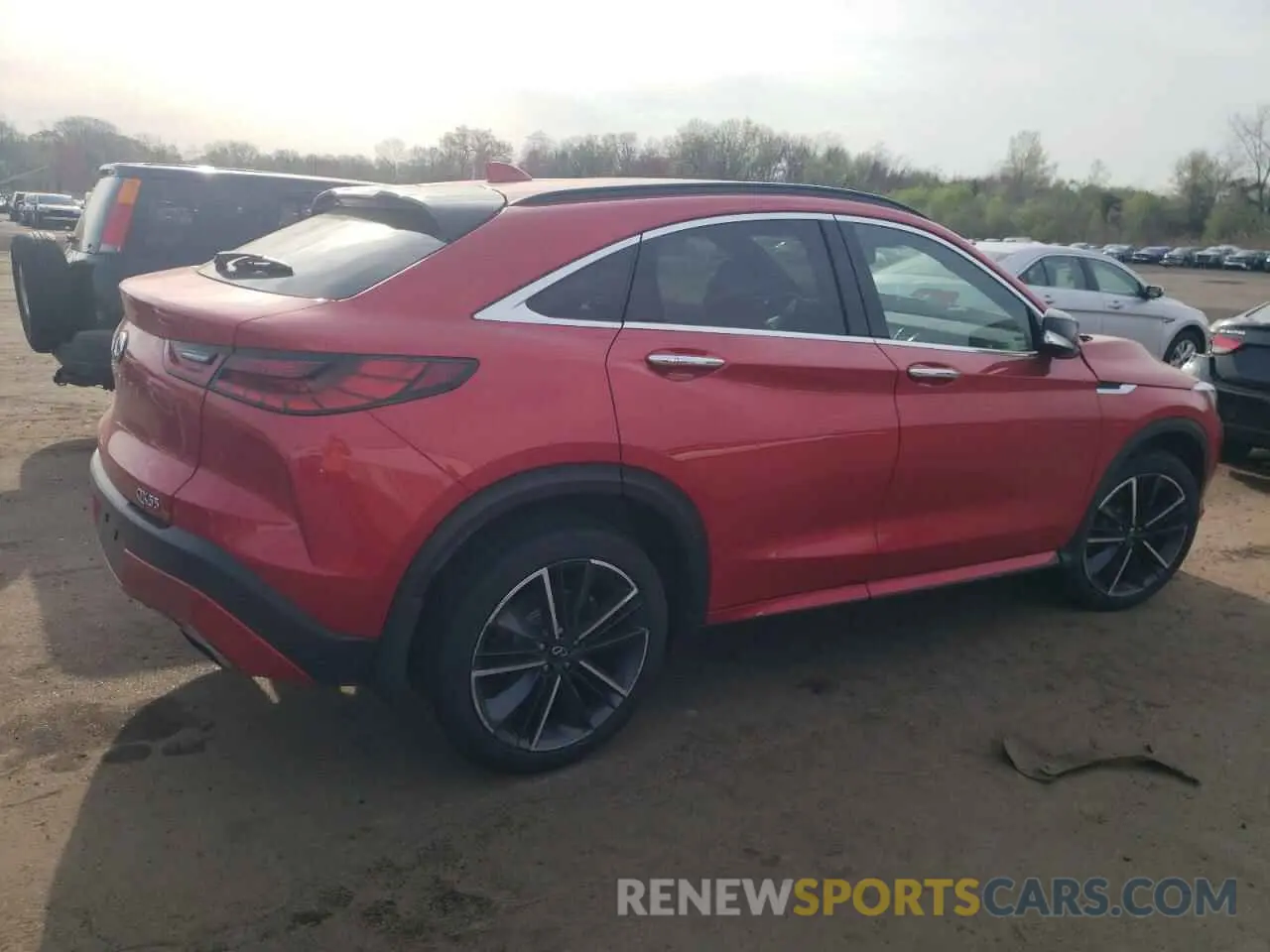 3 fotografías del automóvil dañado 3PCAJ5LR0PF114889 INFINITI QX55 SENSO 2023