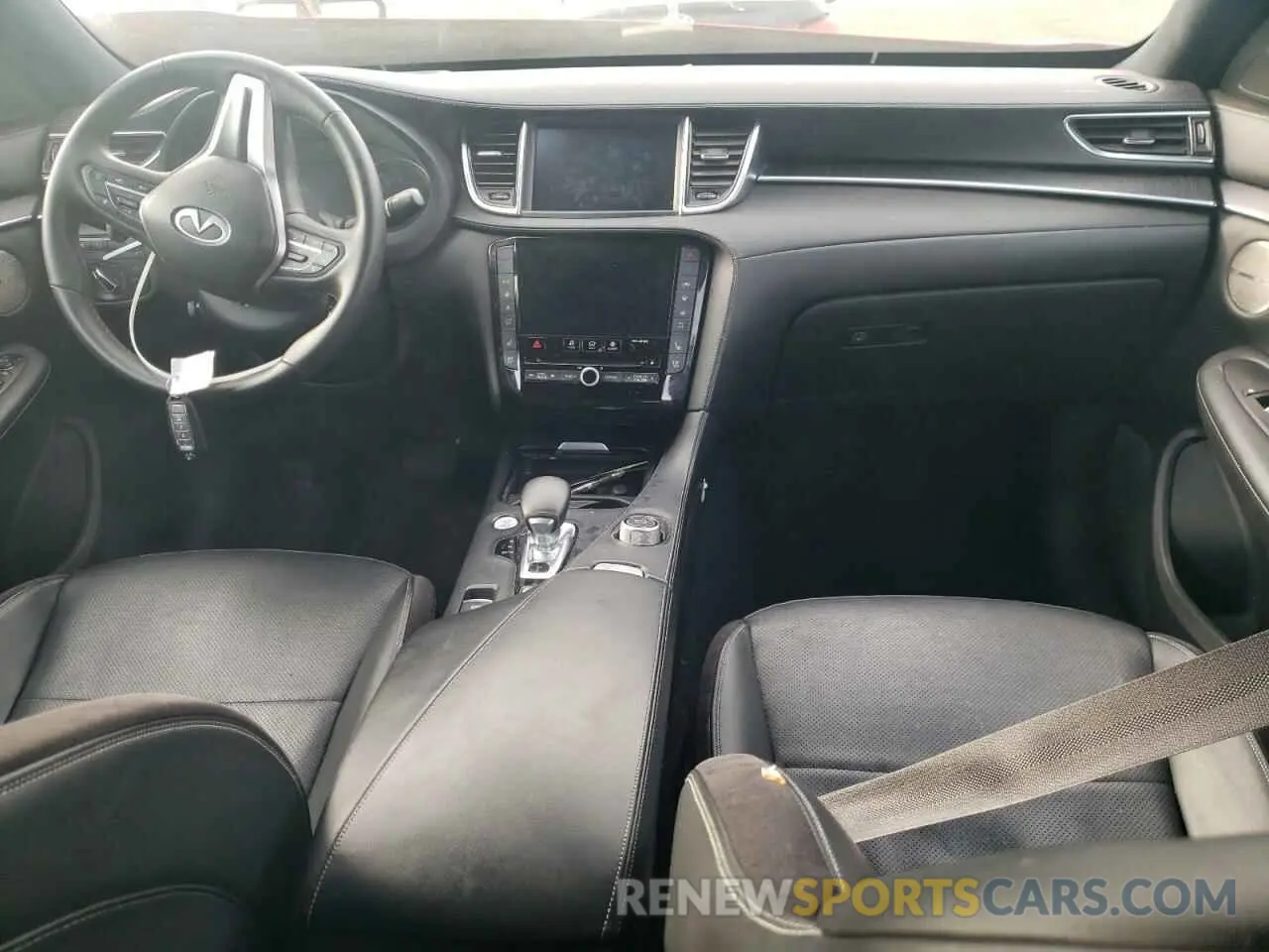 8 fotografías del automóvil dañado 3PCAJ5LR0PF114889 INFINITI QX55 SENSO 2023