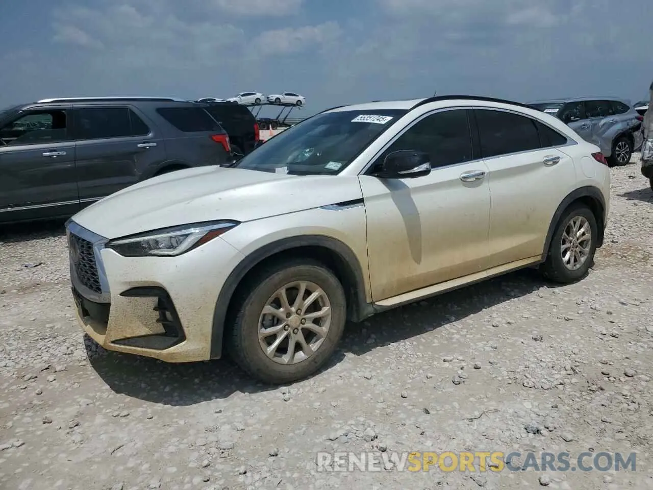 1 fotografías del automóvil dañado 3PCAJ5LR6PF100981 INFINITI QX55 SENSO 2023