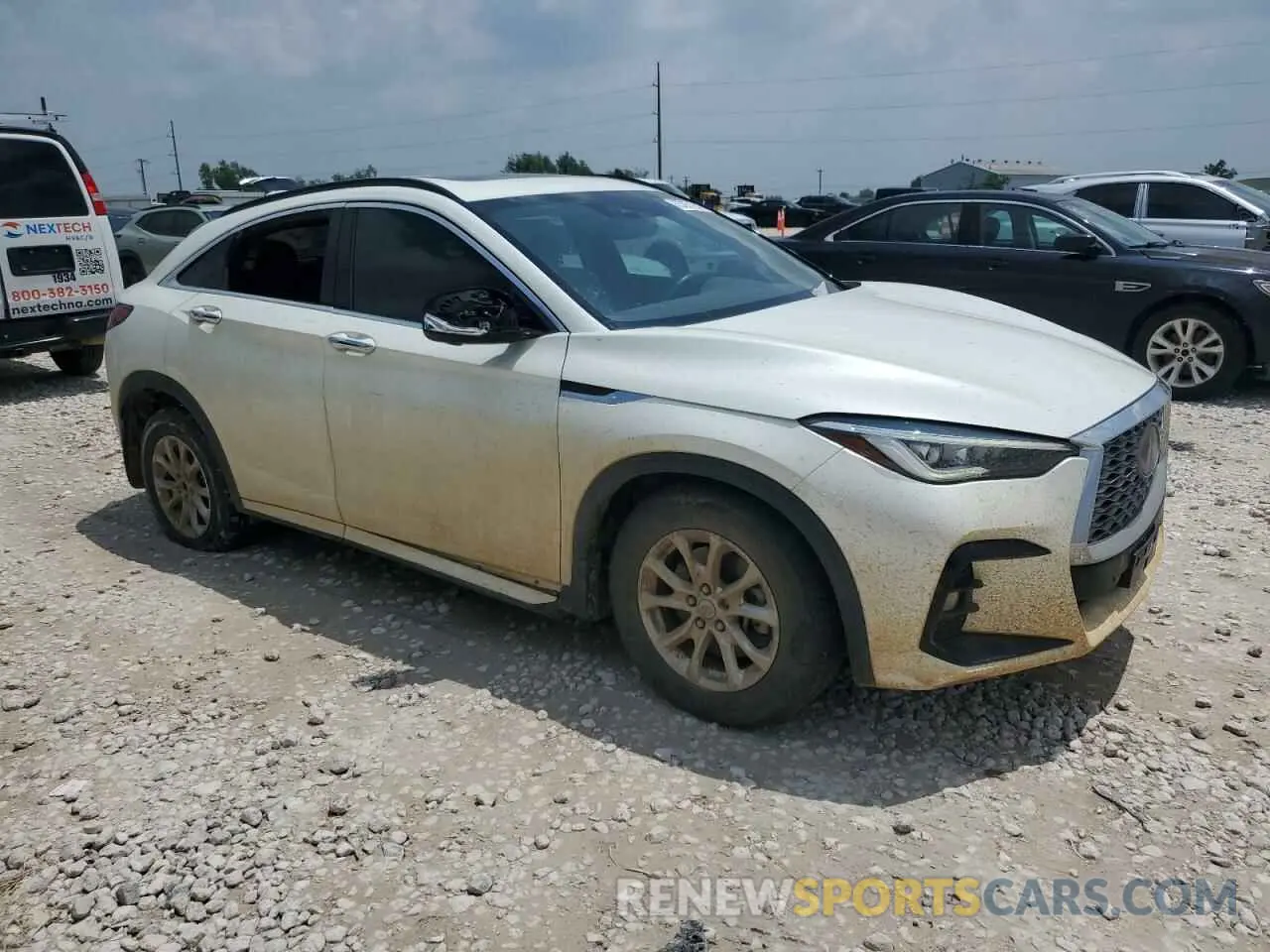 4 fotografías del automóvil dañado 3PCAJ5LR6PF100981 INFINITI QX55 SENSO 2023