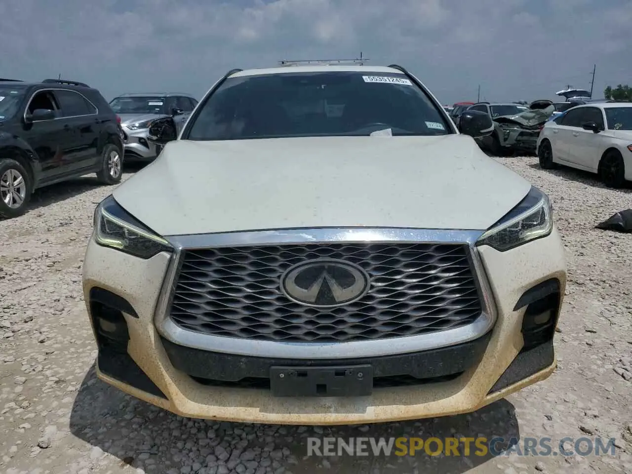 5 fotografías del automóvil dañado 3PCAJ5LR6PF100981 INFINITI QX55 SENSO 2023